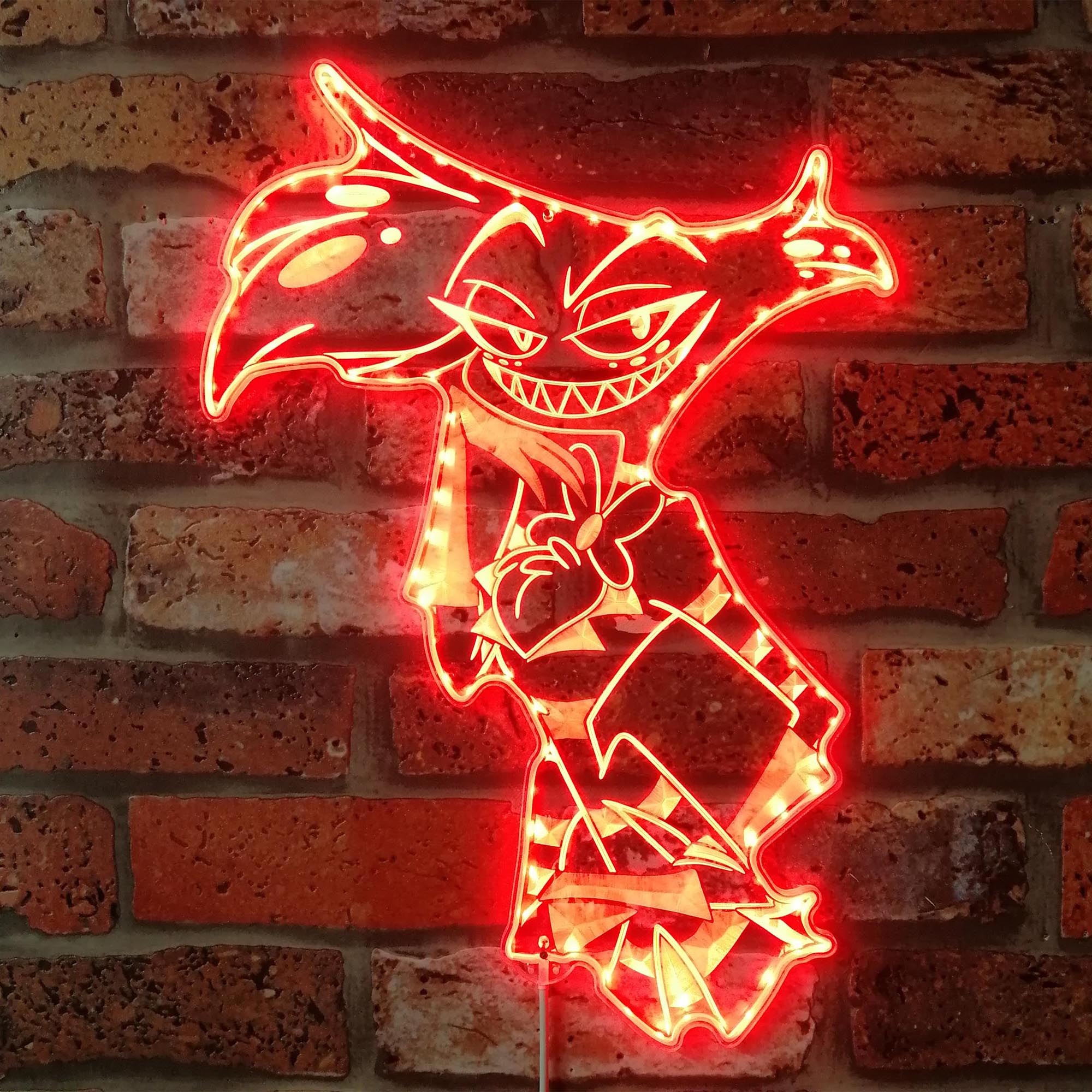 Angel Dust Hazbin Hotel Dynamic RGB Edge Lit LED Sign