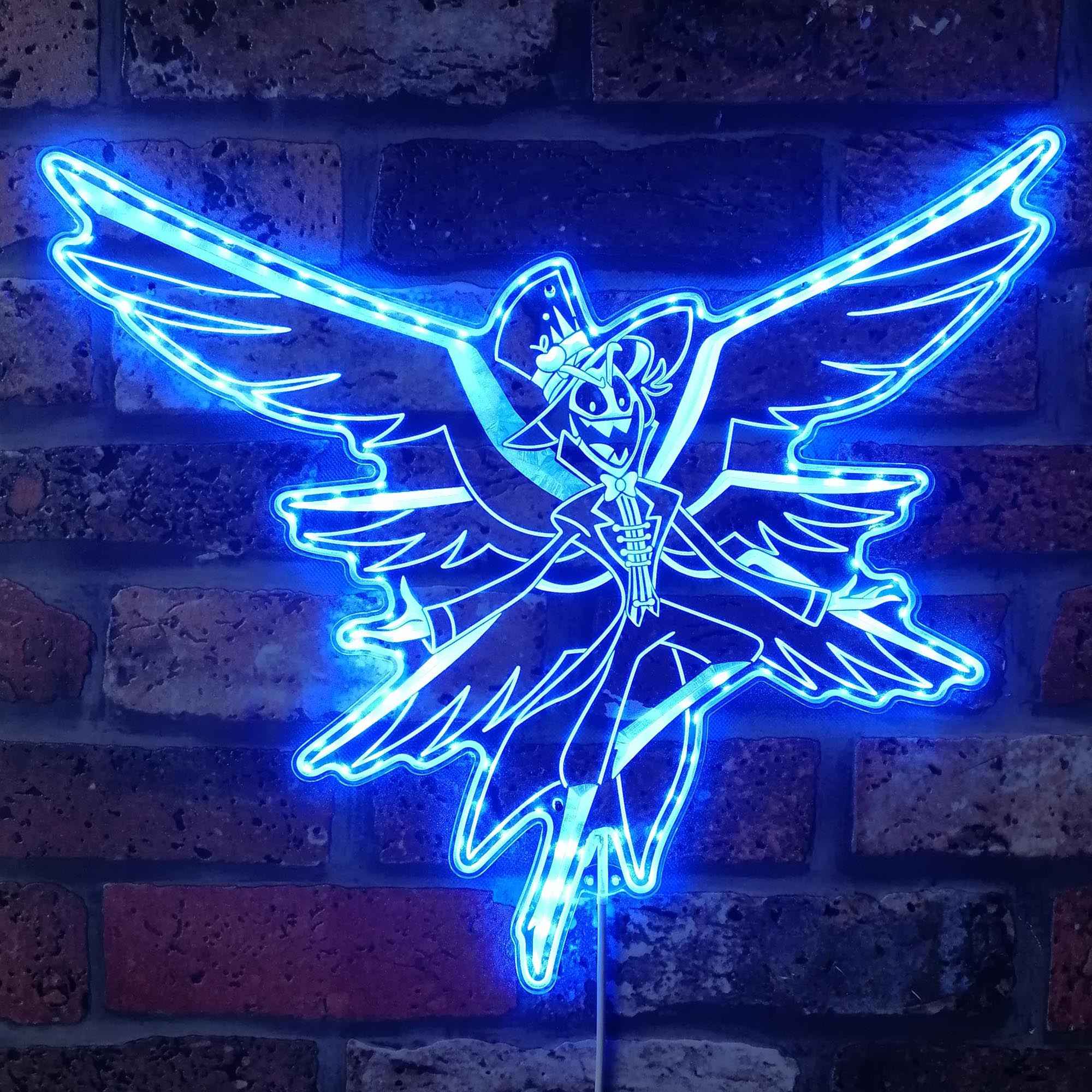 Lucifer Hazbin Hotel Dynamic RGB Edge Lit LED Sign