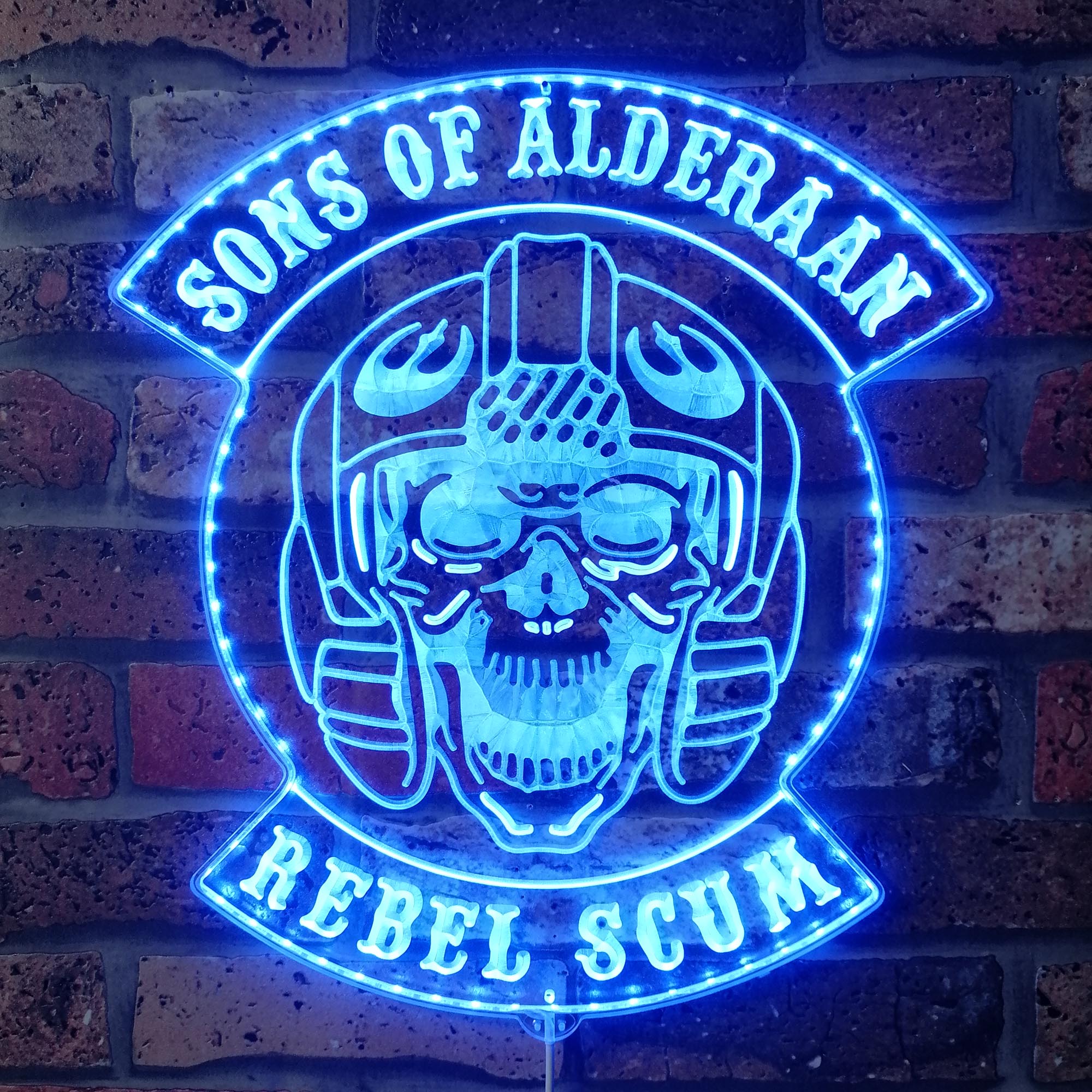 Star Wars Sons of Alderaan Dynamic RGB Edge Lit LED Sign