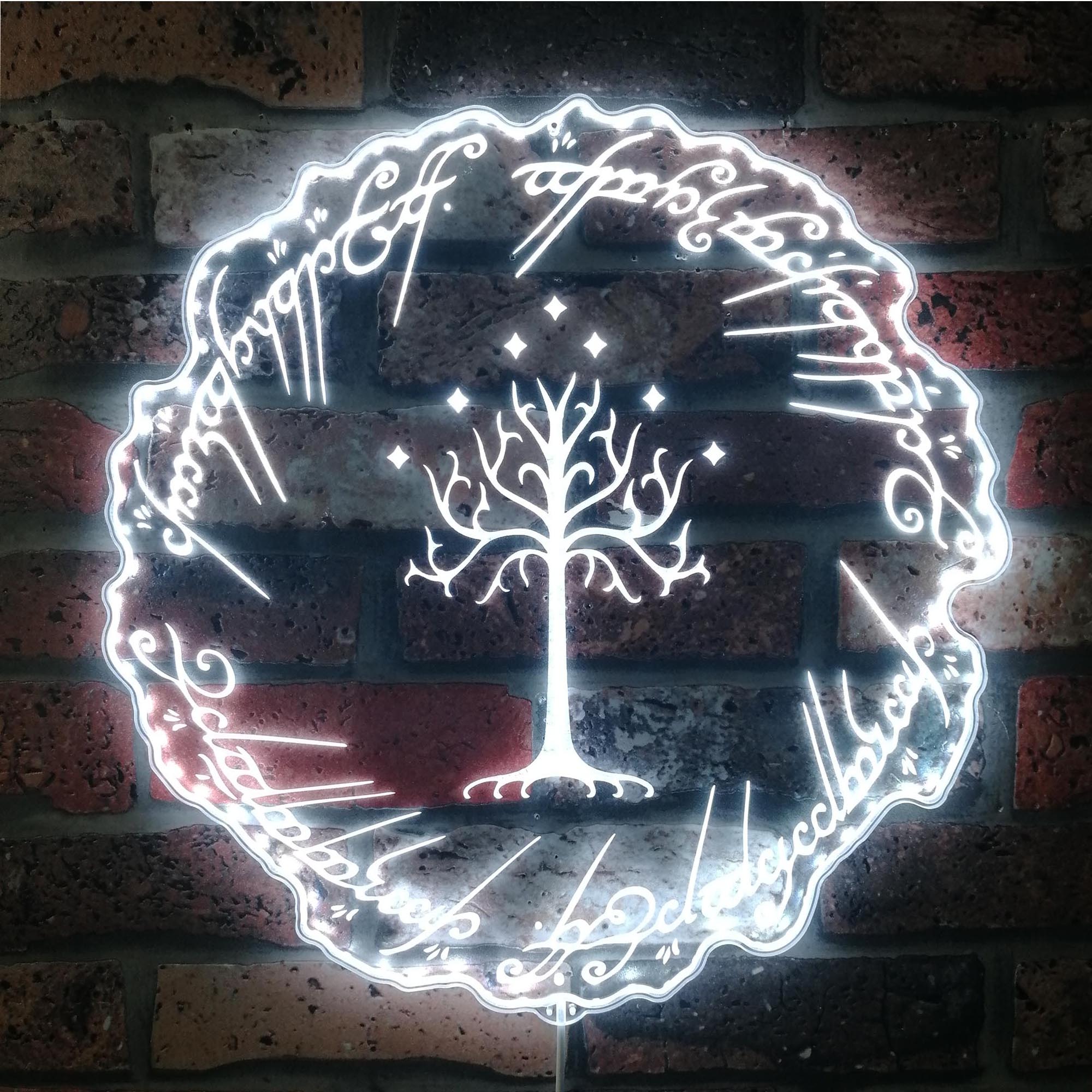 Tree of Gondor Lord of the Rings Neon RGB Edge Lit LED Sign