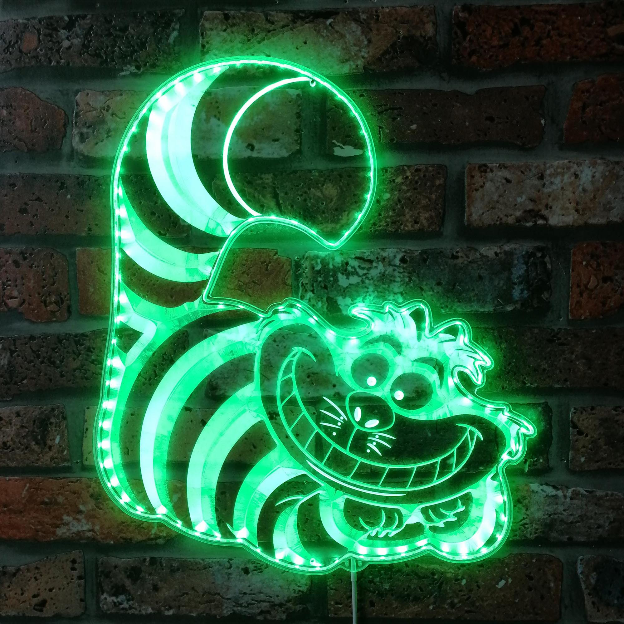 Cheshire Cat Dynamic RGB Edge Lit LED Sign