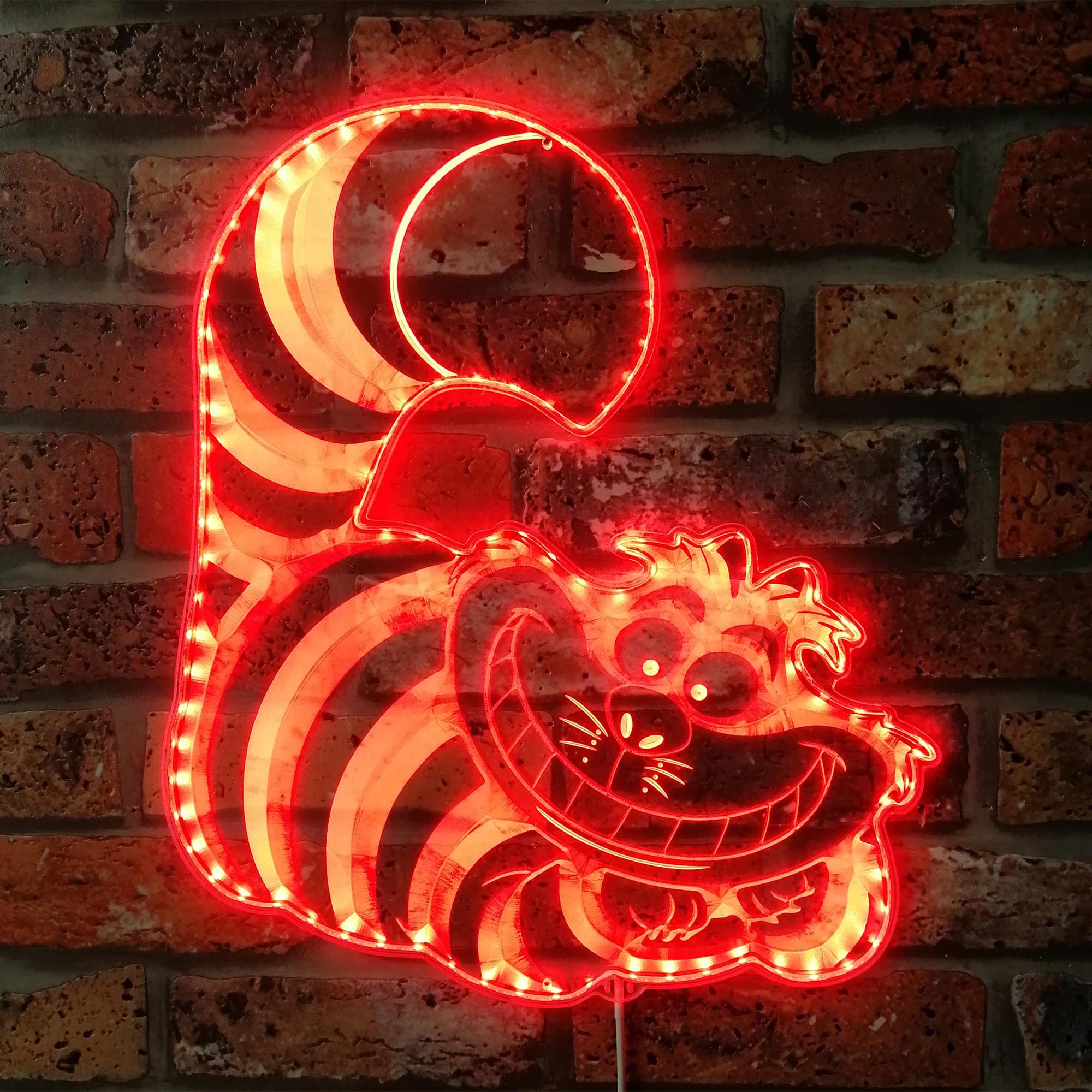 Cheshire Cat Dynamic RGB Edge Lit LED Sign