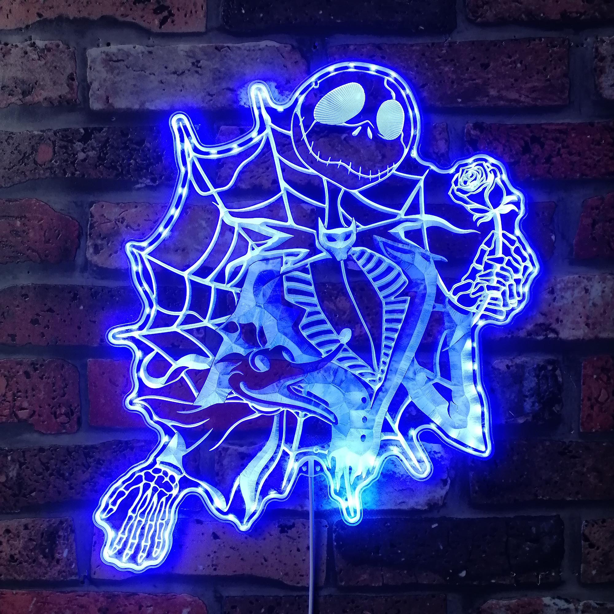 Nightmare before Christmas Dynamic RGB Edge Lit LED Sign