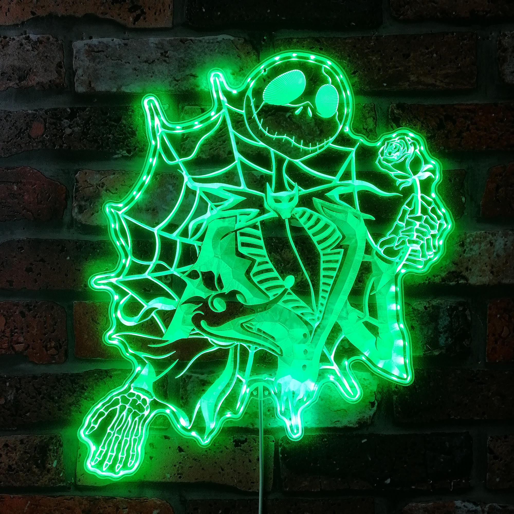 Nightmare before Christmas Dynamic RGB Edge Lit LED Sign