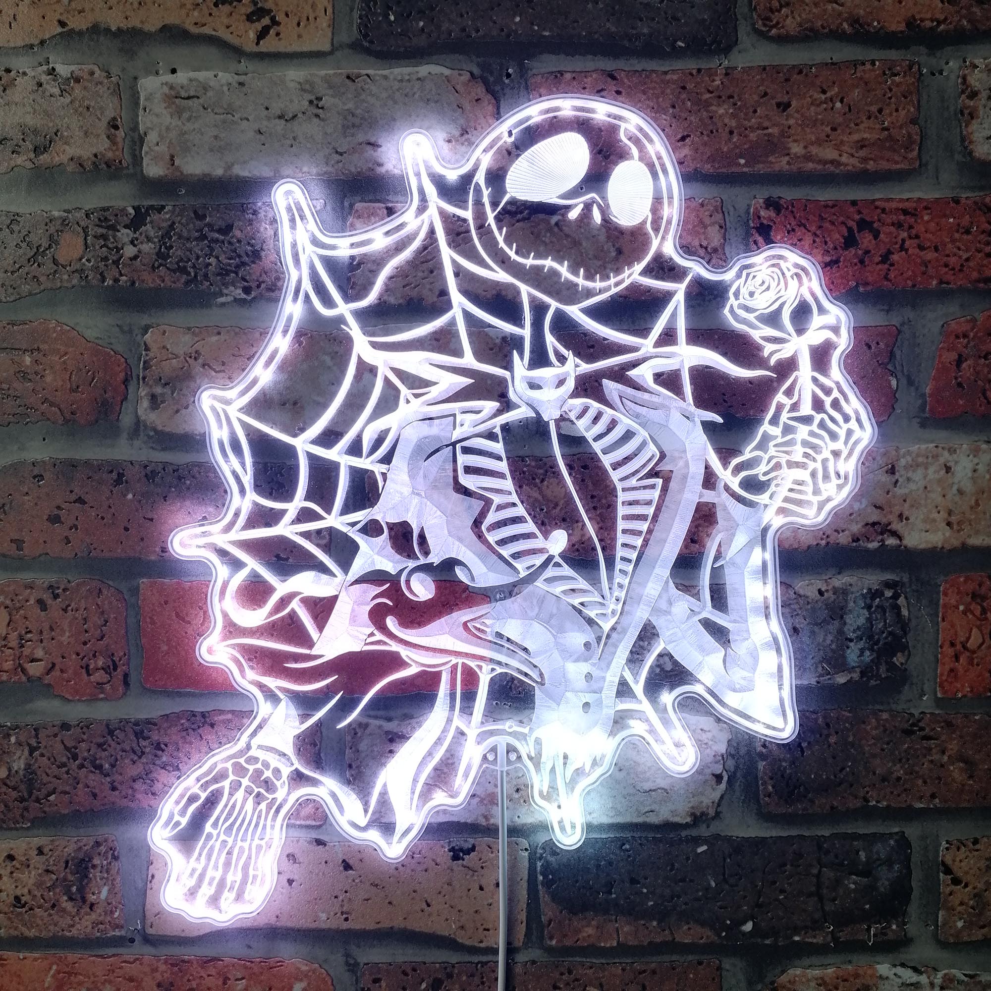 Nightmare before Christmas Dynamic RGB Edge Lit LED Sign