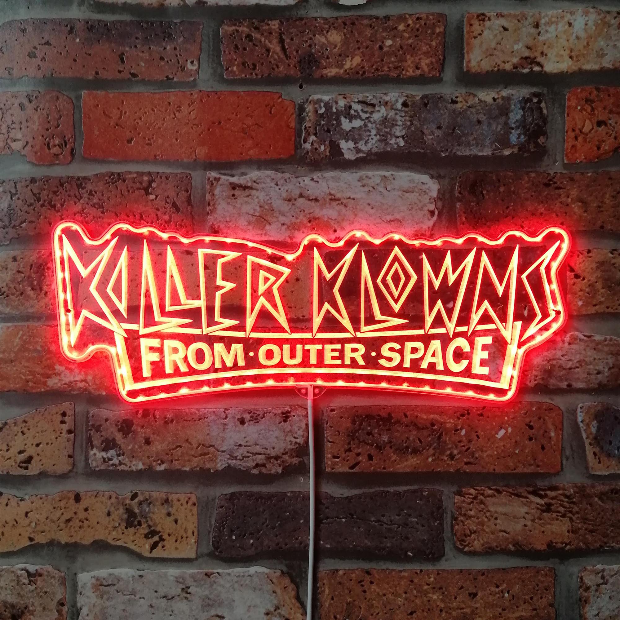 Killer Klowns Dynamic RGB Edge Lit LED Sign