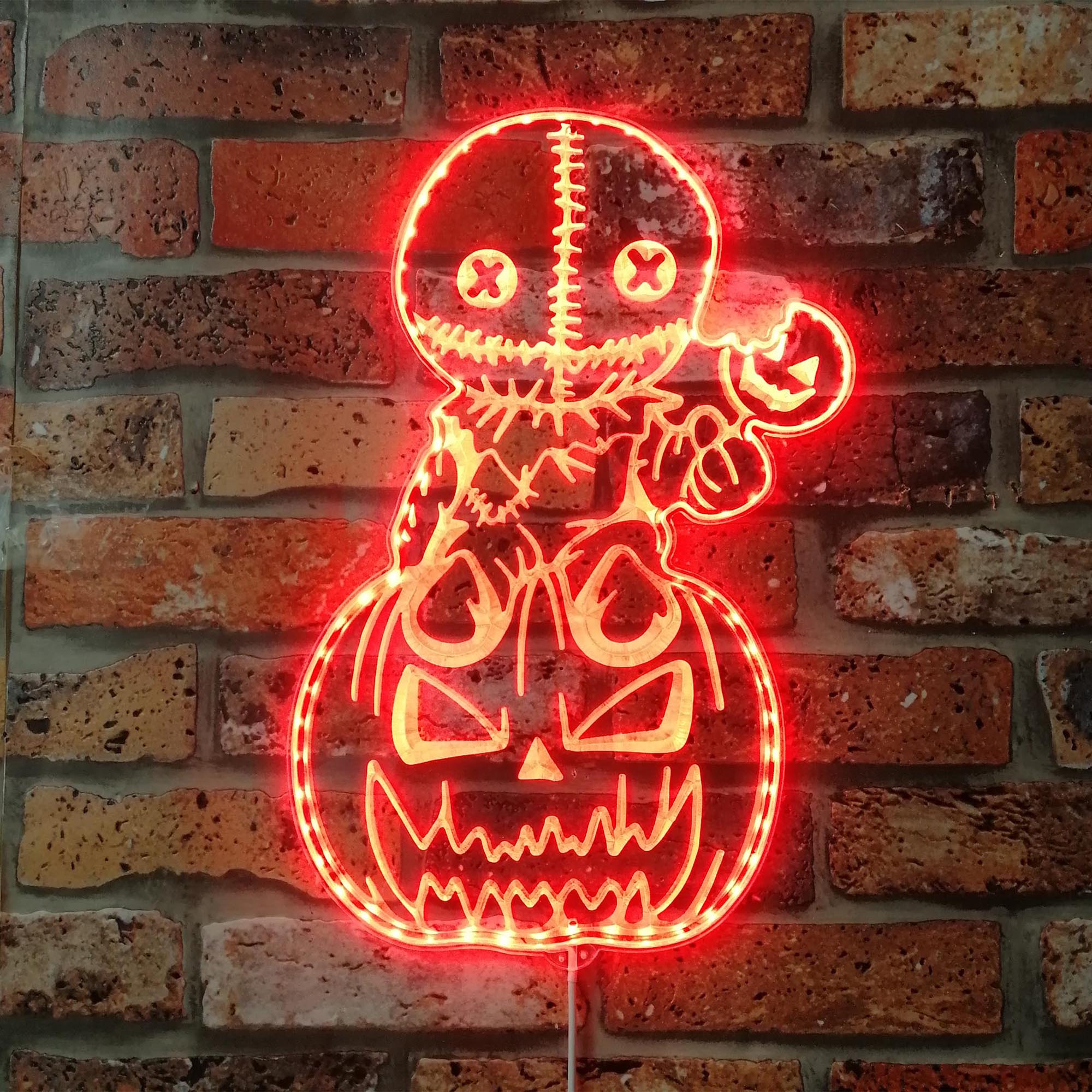 Spirit Halloween Sam Dynamic RGB Edge Lit LED Sign