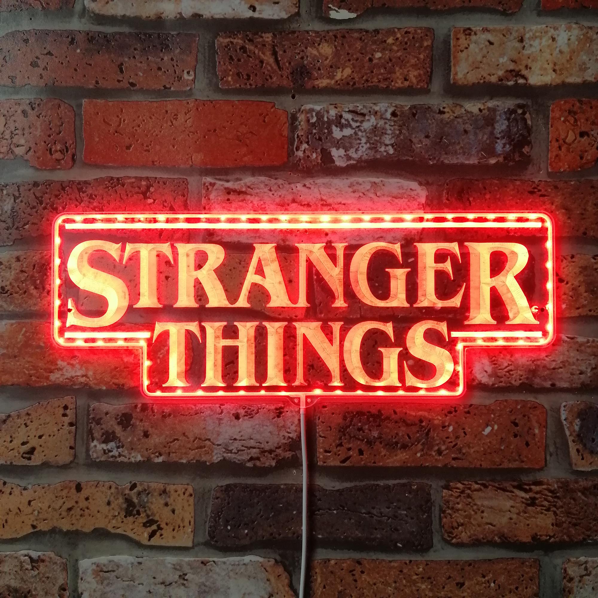 Stranger Things Dynamic RGB Edge Lit LED Sign