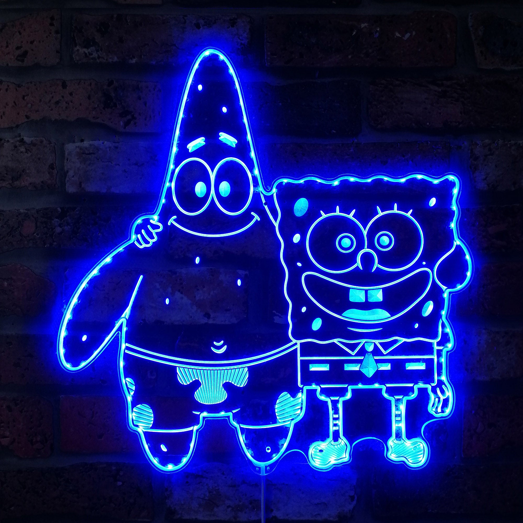 Spongebob Dynamic RGB Edge Lit LED Sign