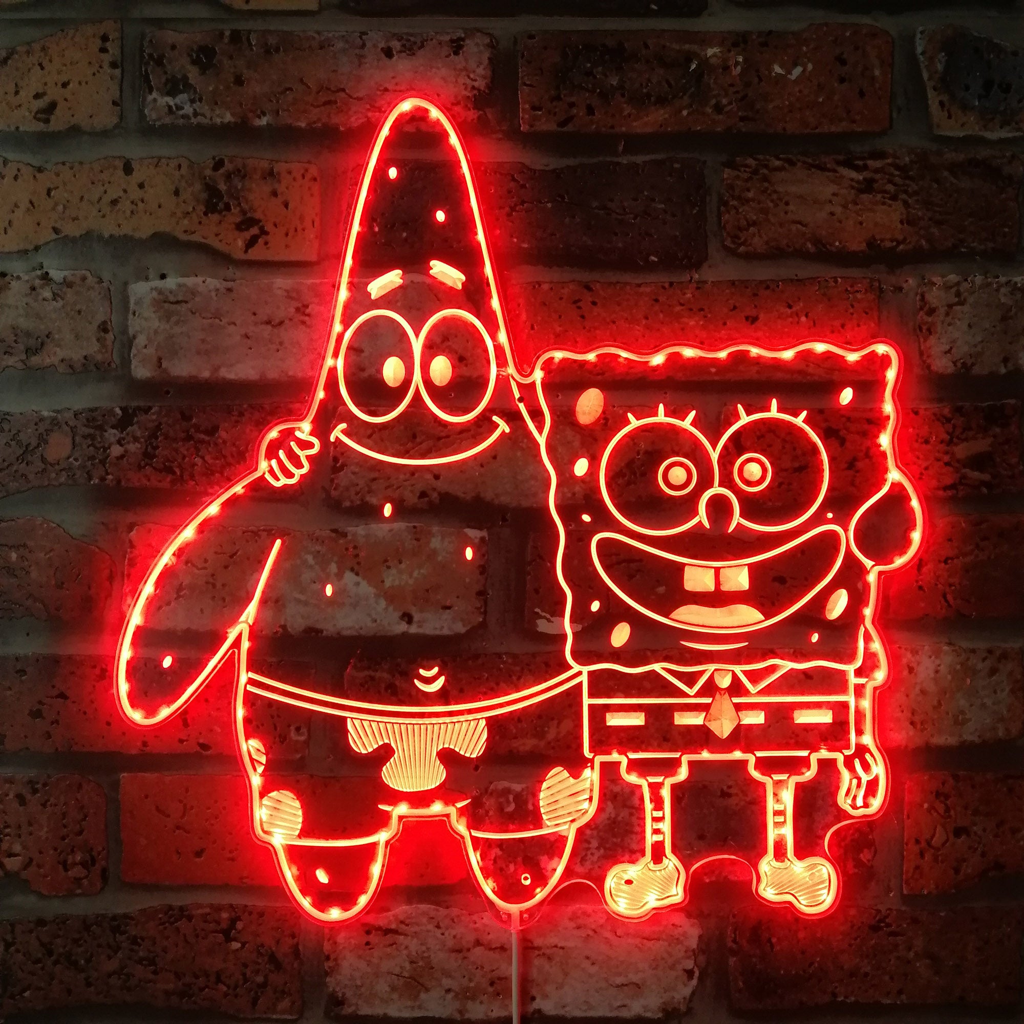 Spongebob Dynamic RGB Edge Lit LED Sign