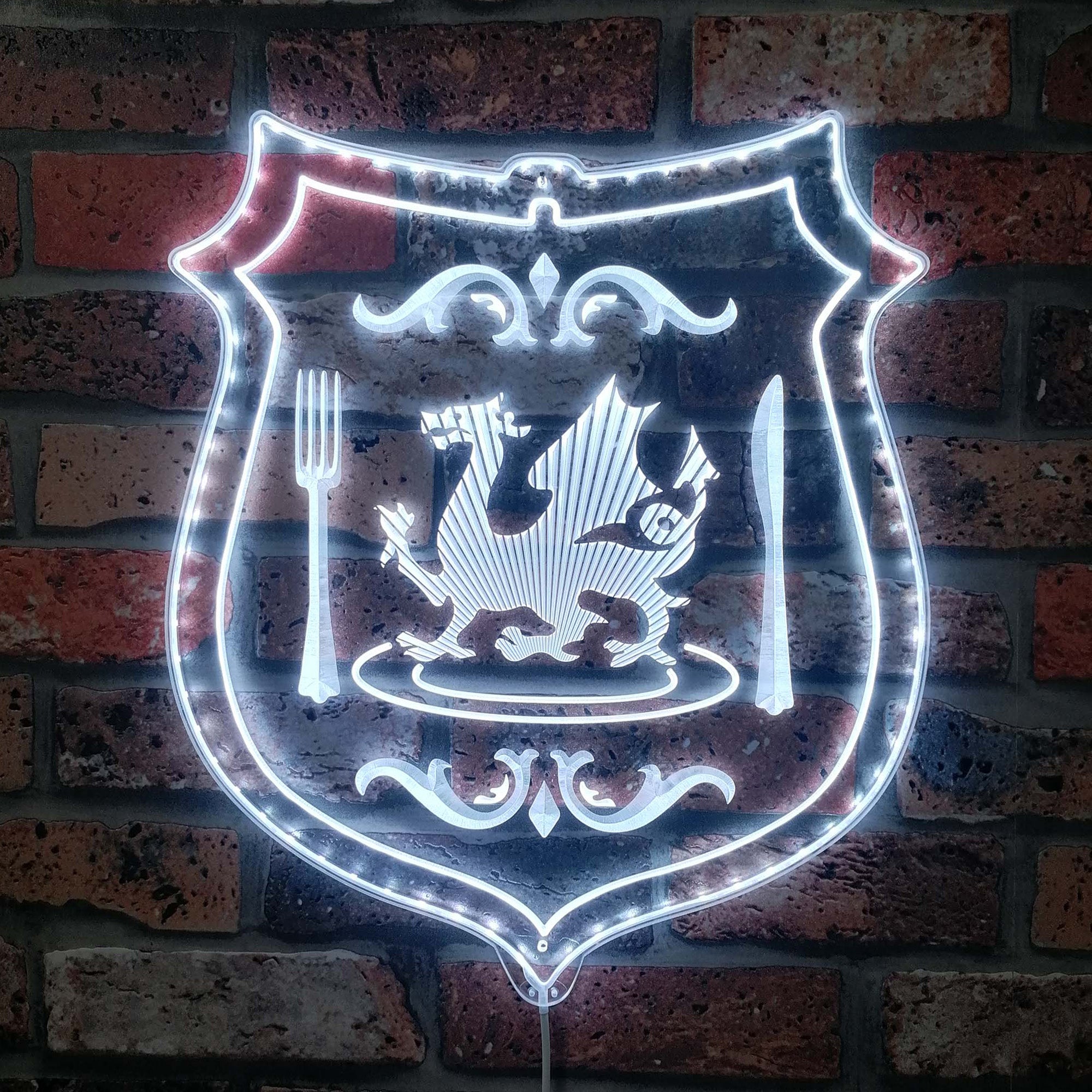 Dungeon Meshi Emblem Dynamic RGB Edge Lit LED Sign