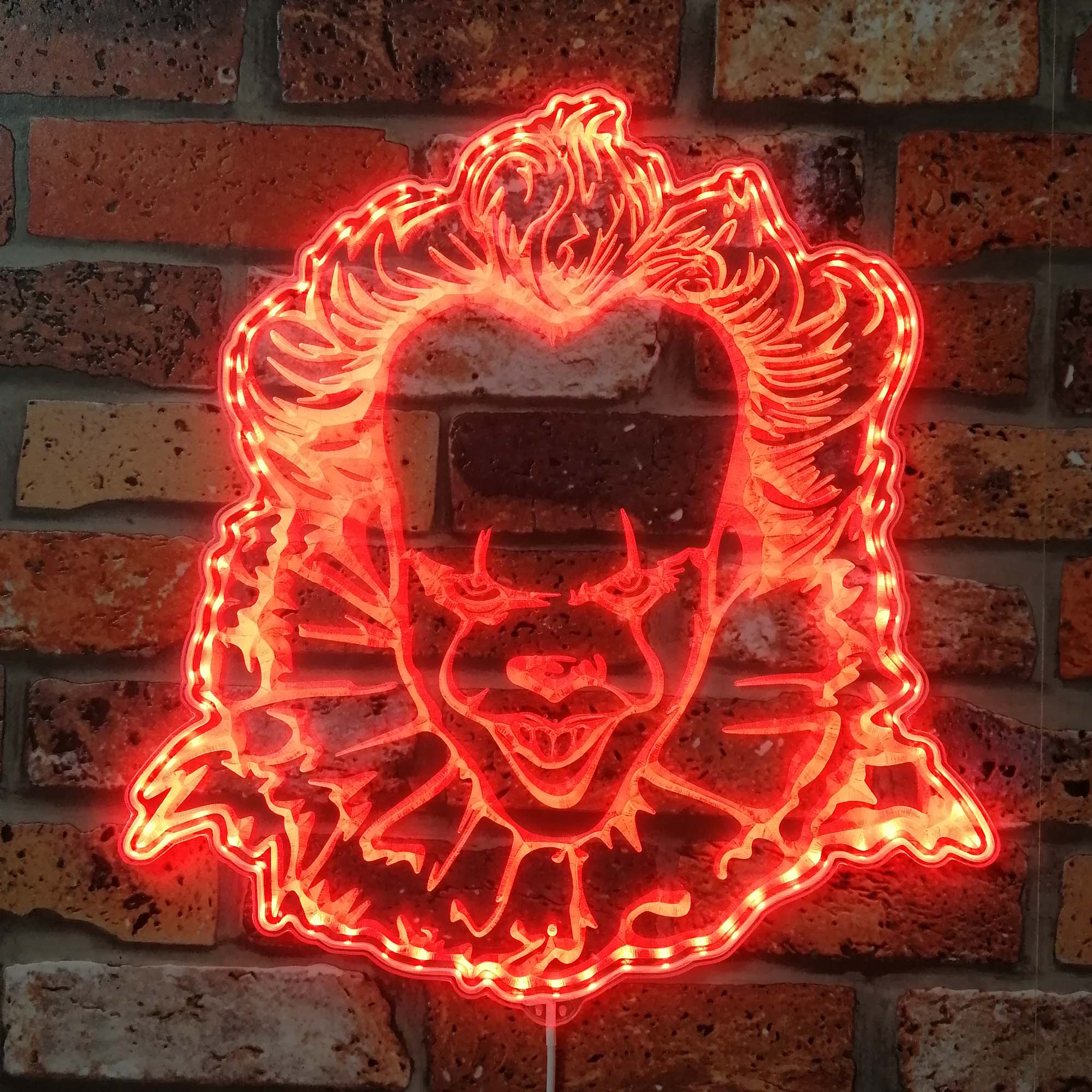 IT Pennywise Dynamic RGB Edge Lit LED Sign