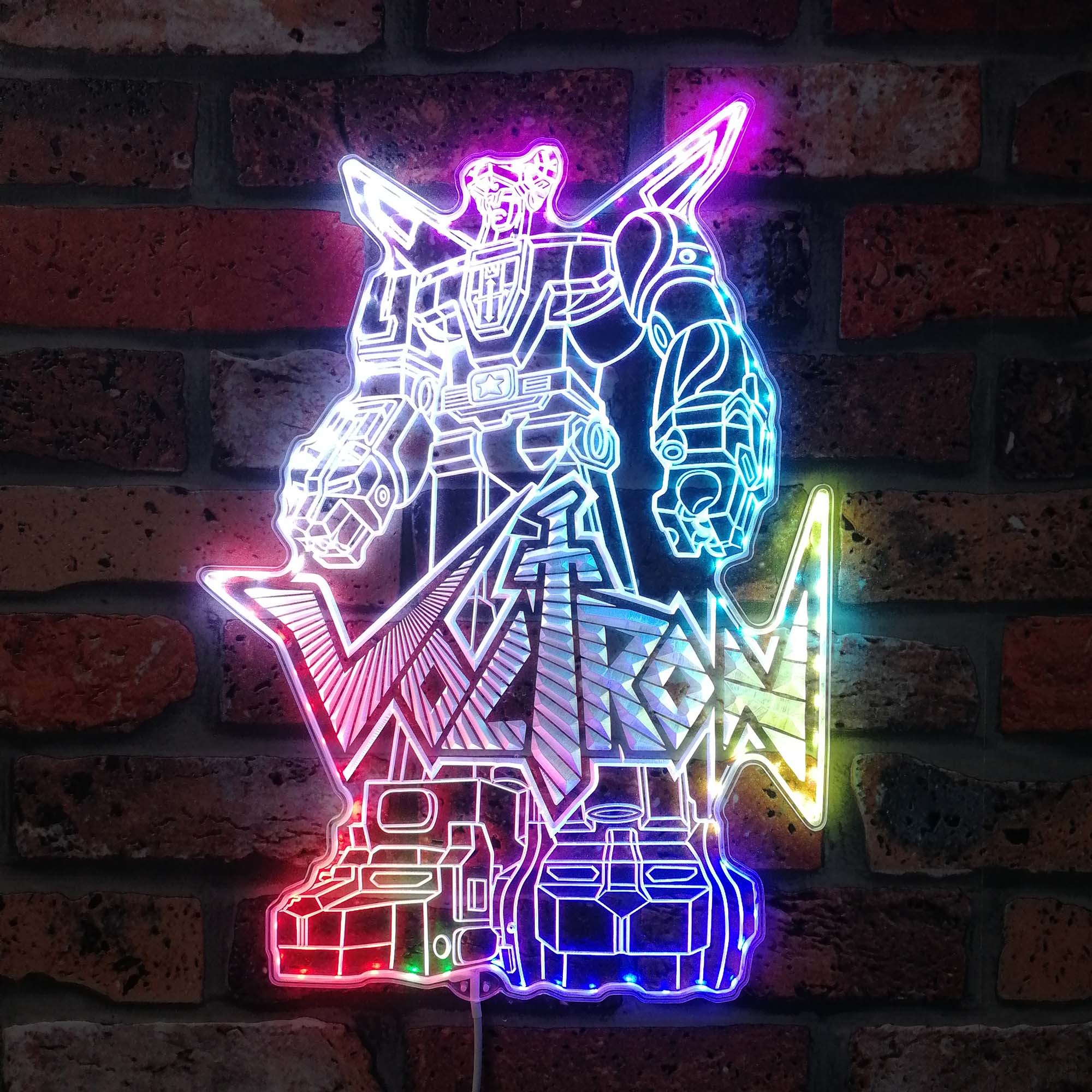 VOLTRON Dynamic RGB Edge Lit LED Sign