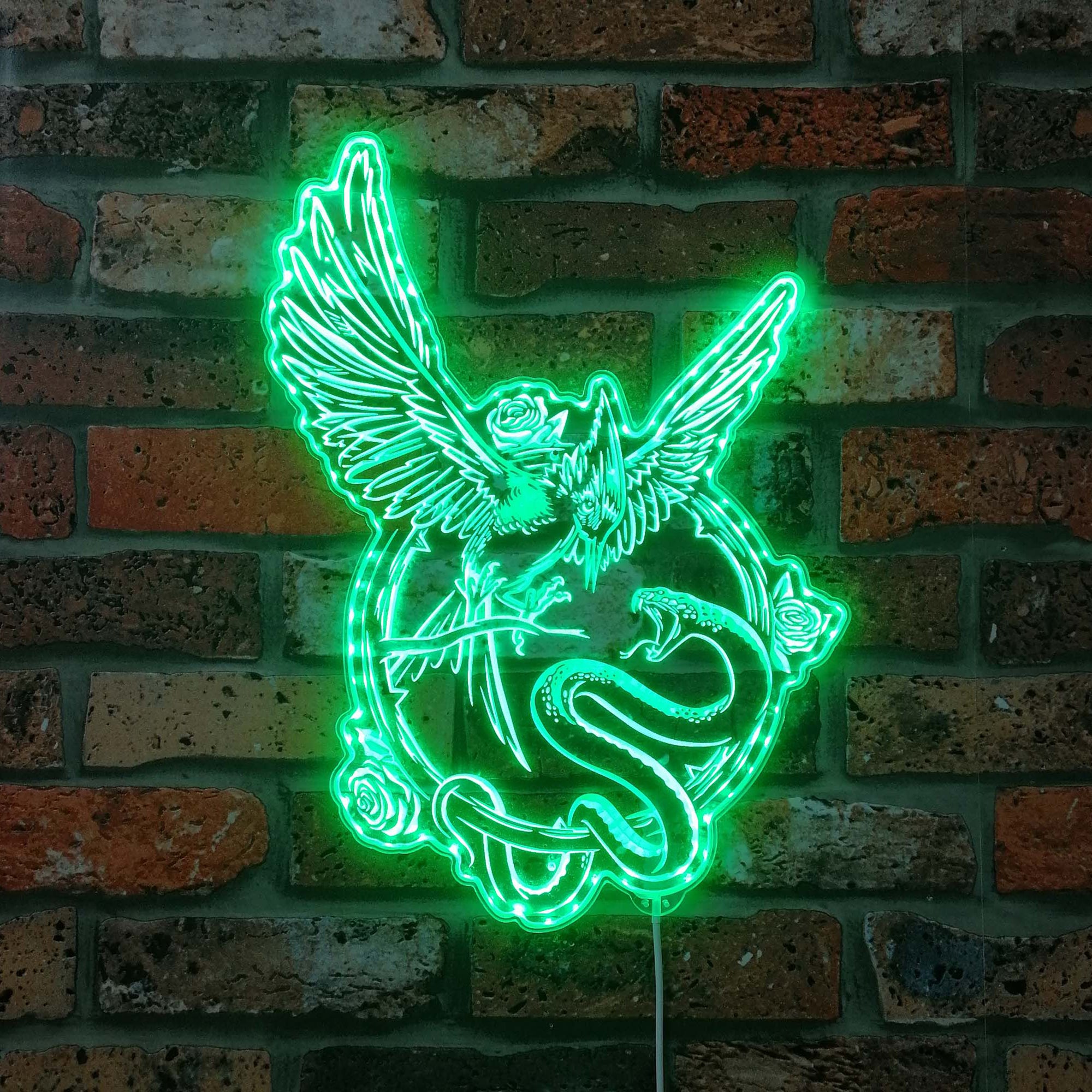 Hunger Games Songbirds and Snakes  Neon LED Sign with Dynamic RGB Colors