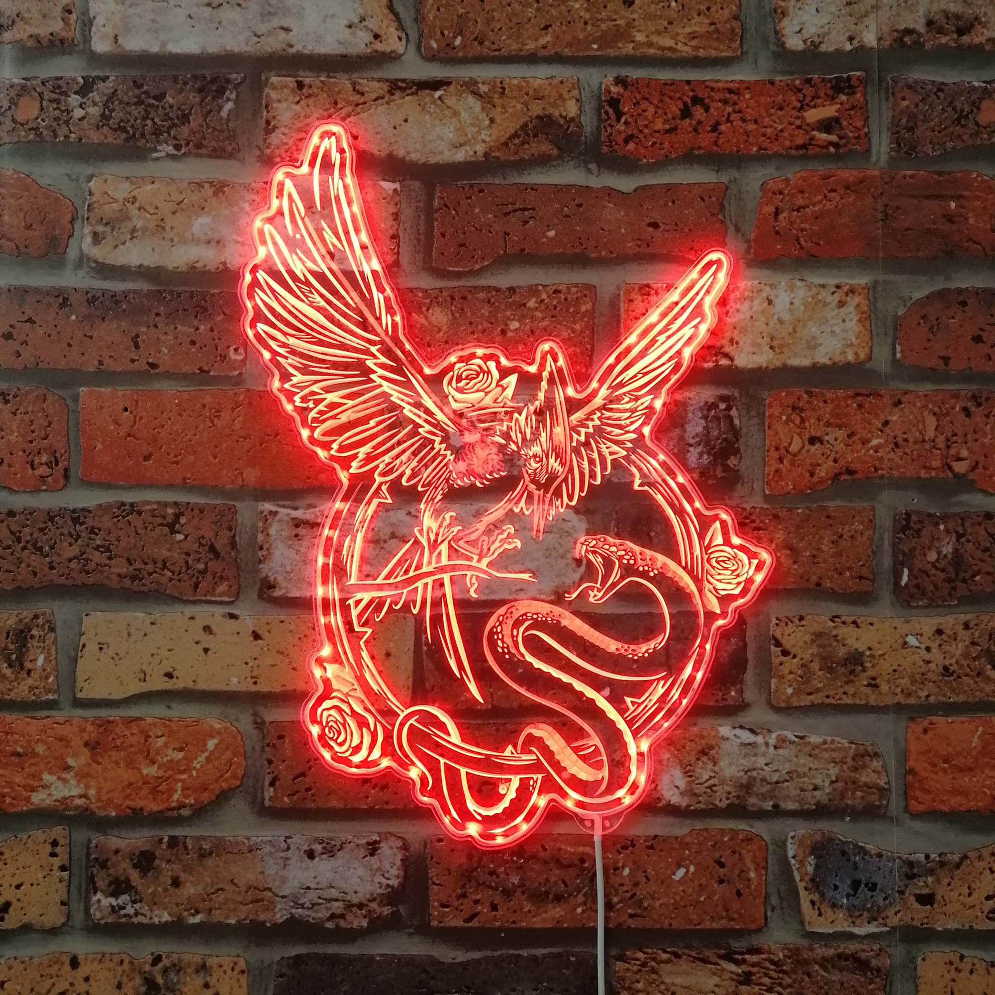 Hunger Games Songbirds and Snakes  Neon LED Sign with Dynamic RGB Colors