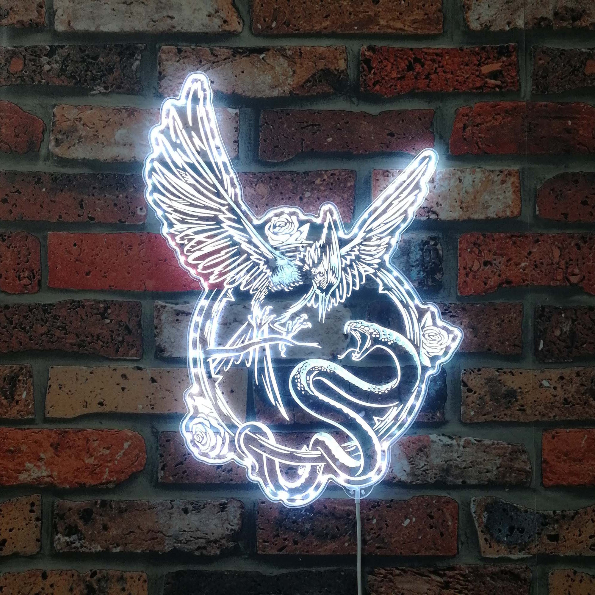 Hunger Games Songbirds and Snakes  Neon LED Sign with Dynamic RGB Colors