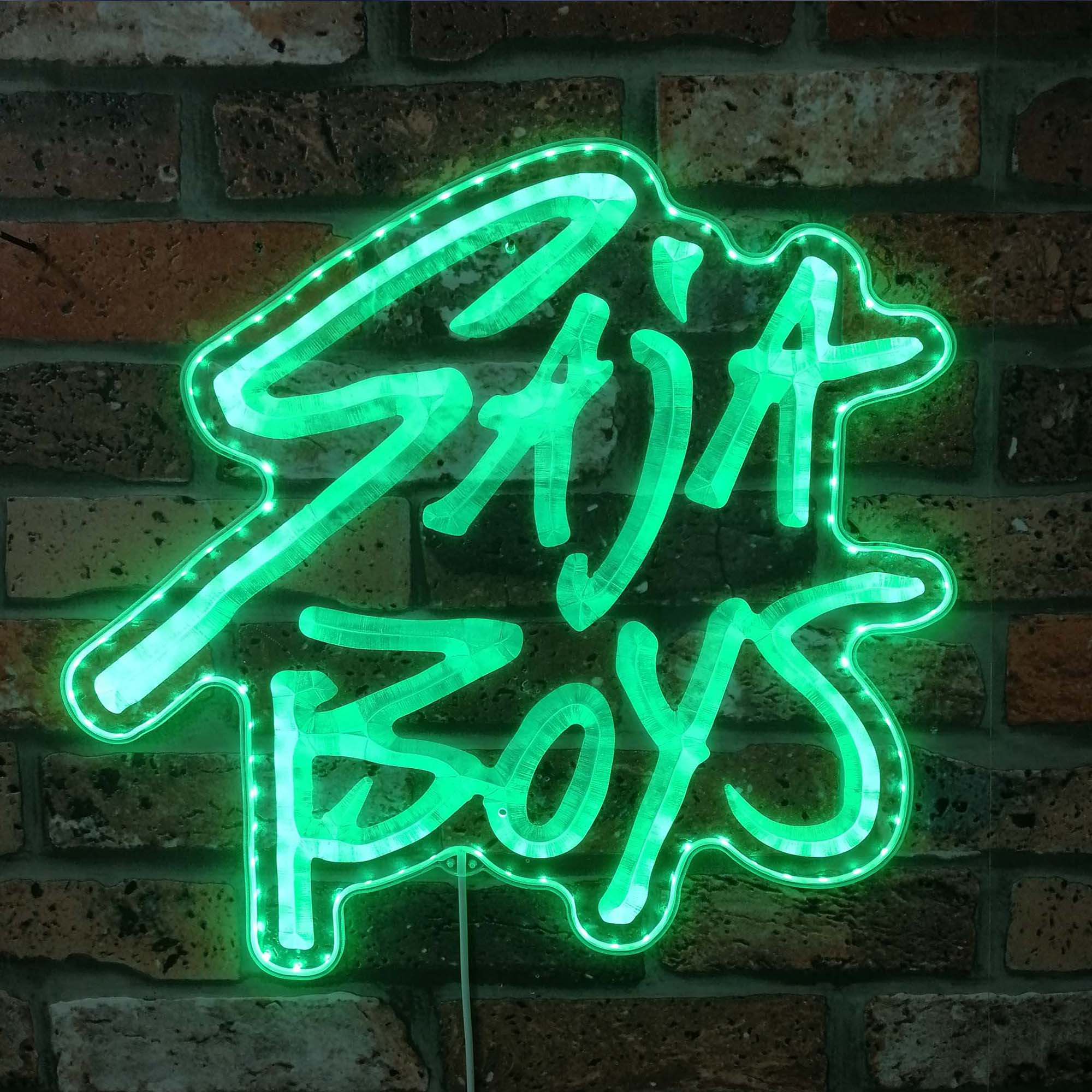 Kpop Demon Hunters Saja Boys Neon LED Sign with Dynamic RGB Colors