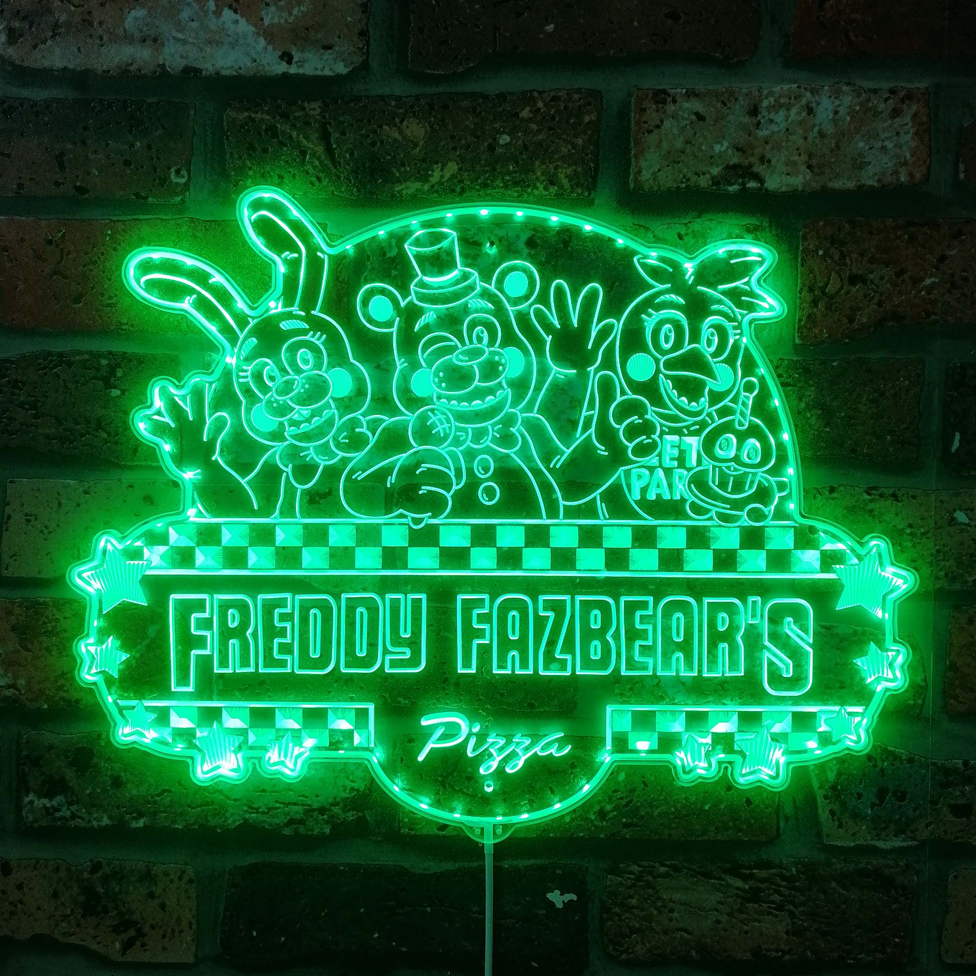 Five Nights at Freddy's 2 Neon LED Sign with Dynamic RGB Colors