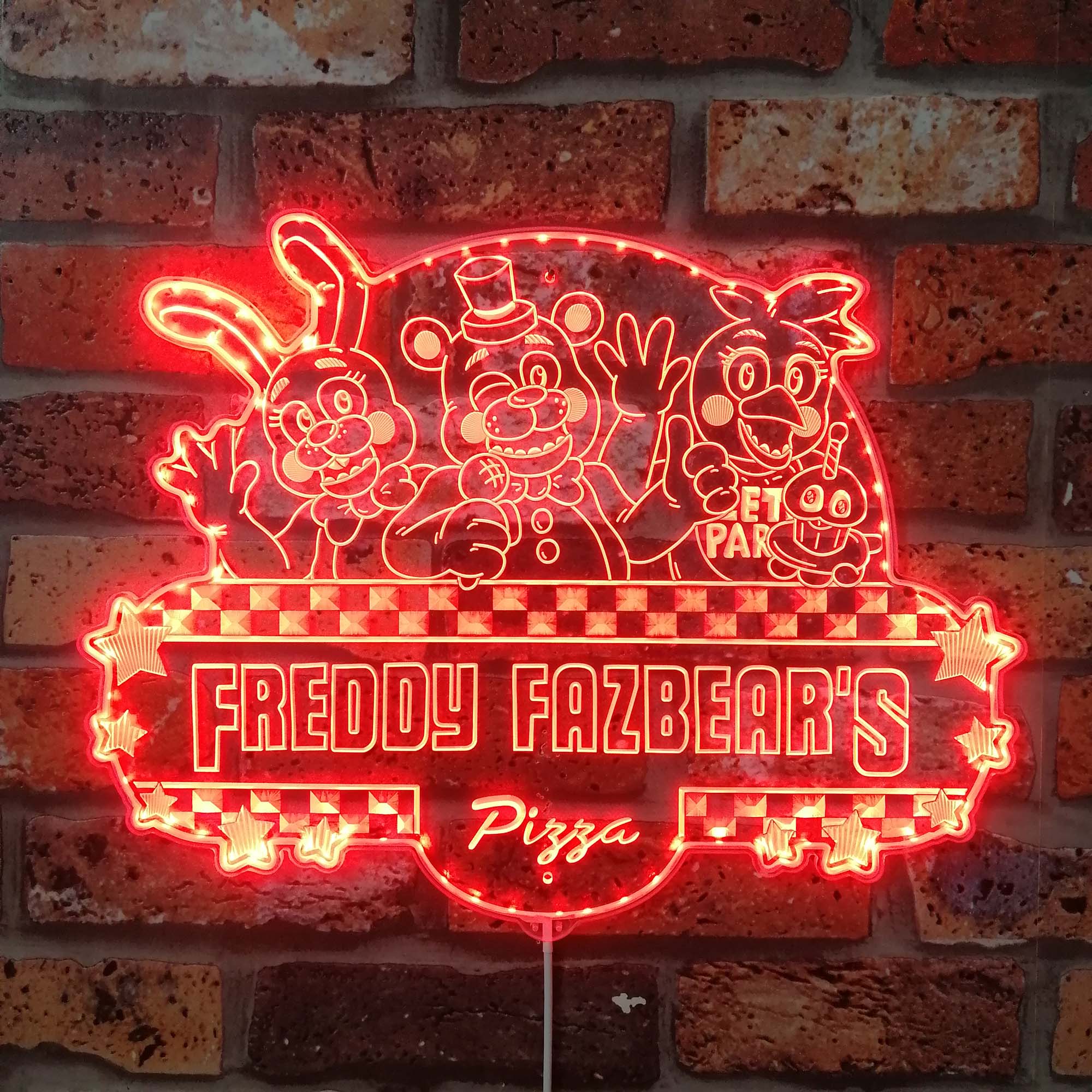 Five Nights at Freddy's 2 Neon LED Sign with Dynamic RGB Colors