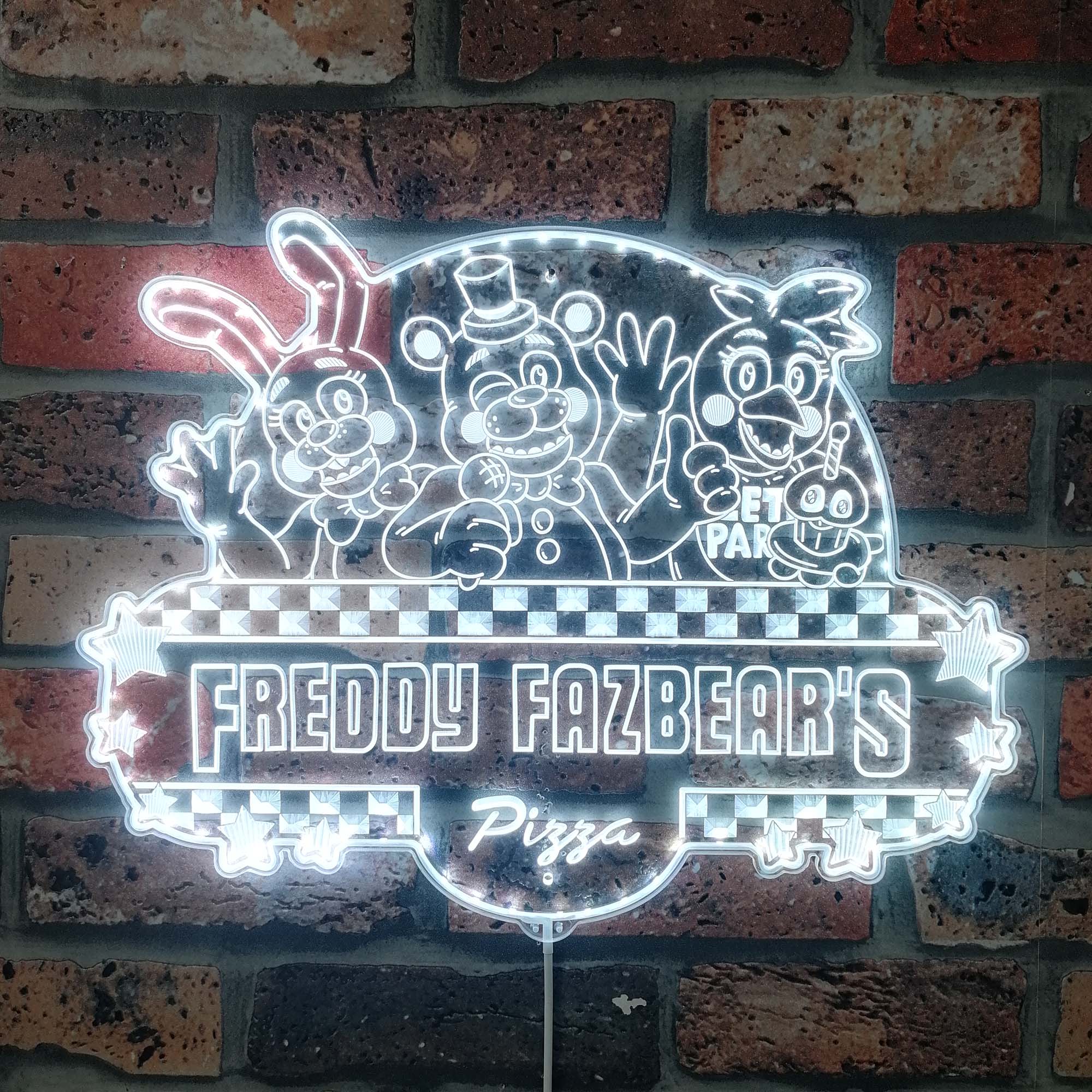Five Nights at Freddy's 2 Neon LED Sign with Dynamic RGB Colors