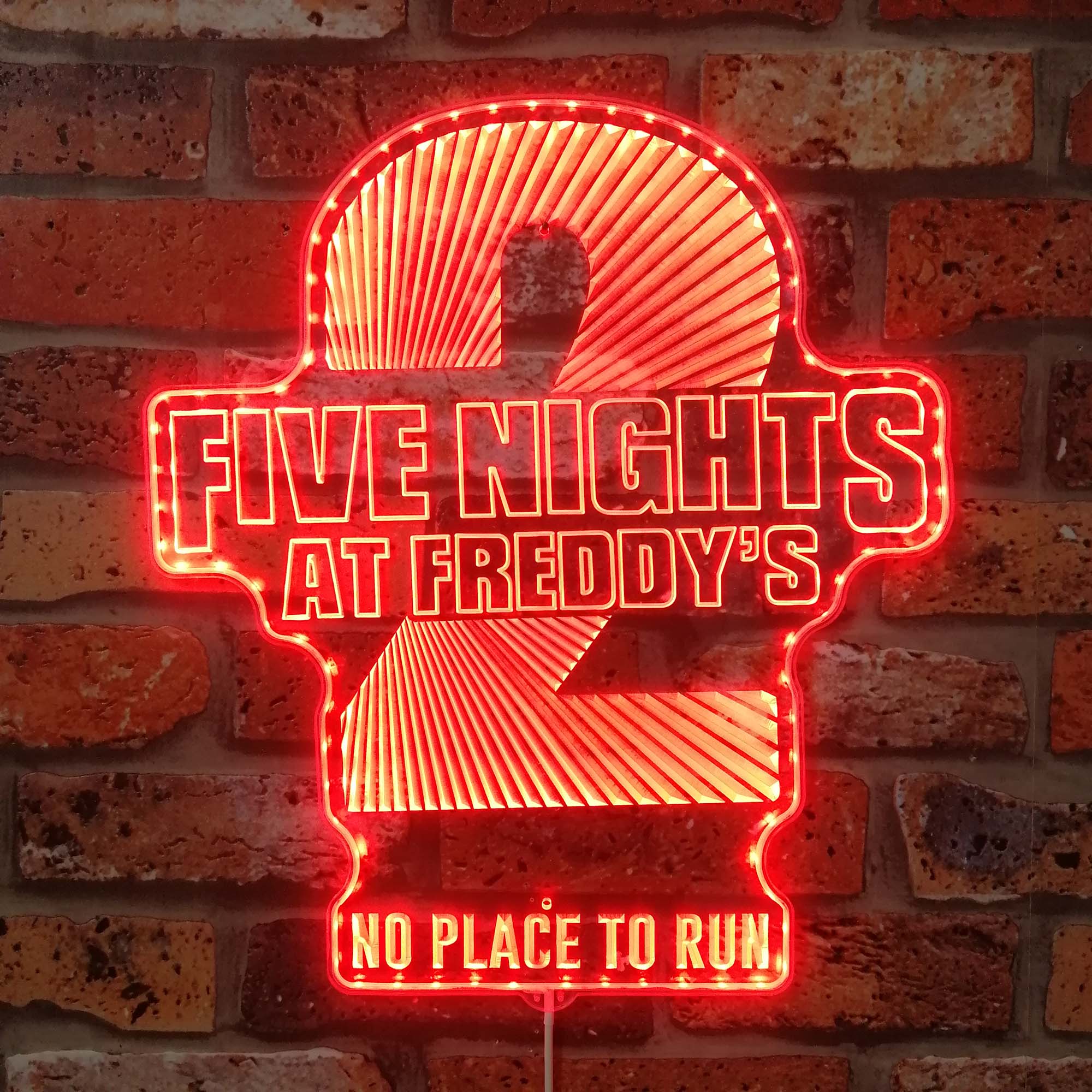 Freddy Fazebear's Pizza Neon LED Sign with Dynamic RGB Colors