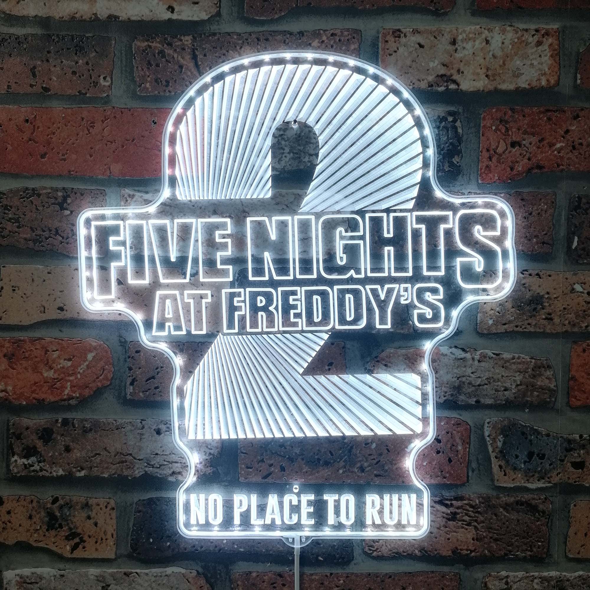 Freddy Fazebear's Pizza Neon LED Sign with Dynamic RGB Colors