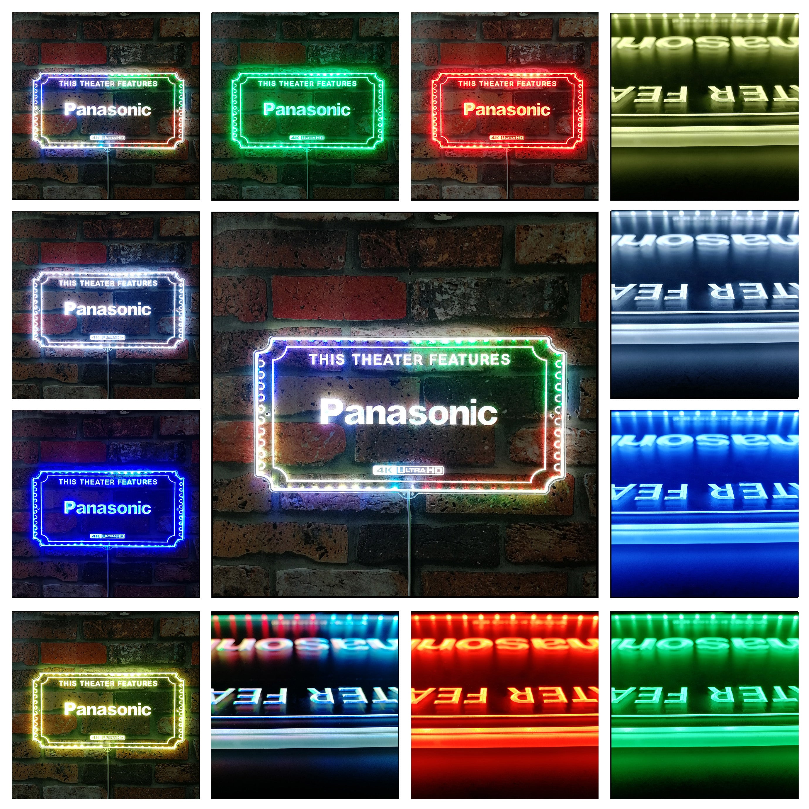 Panasonic 4K UltraHD Dynamic RGB Edge Lit LED Sign