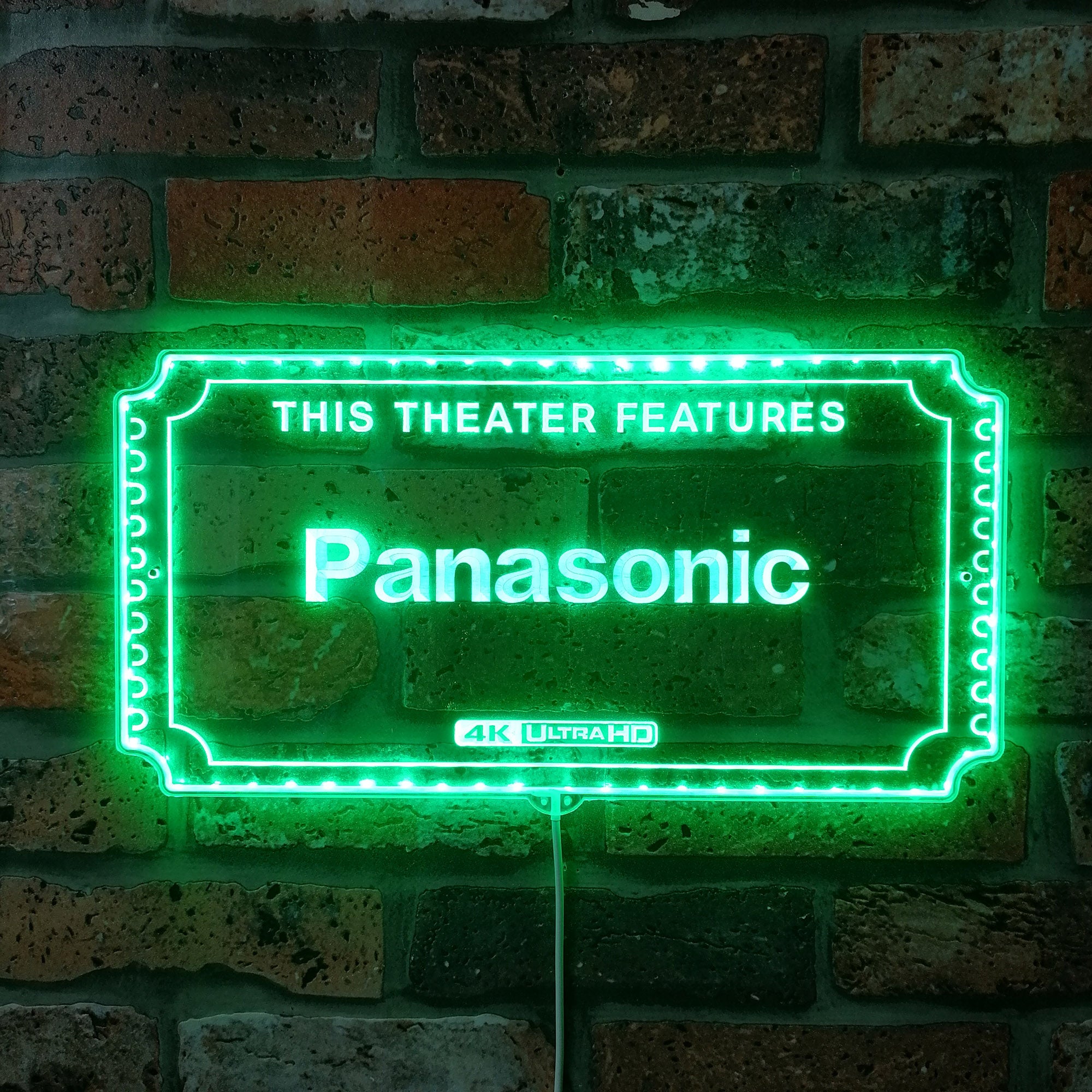 Panasonic 4K UltraHD Dynamic RGB Edge Lit LED Sign