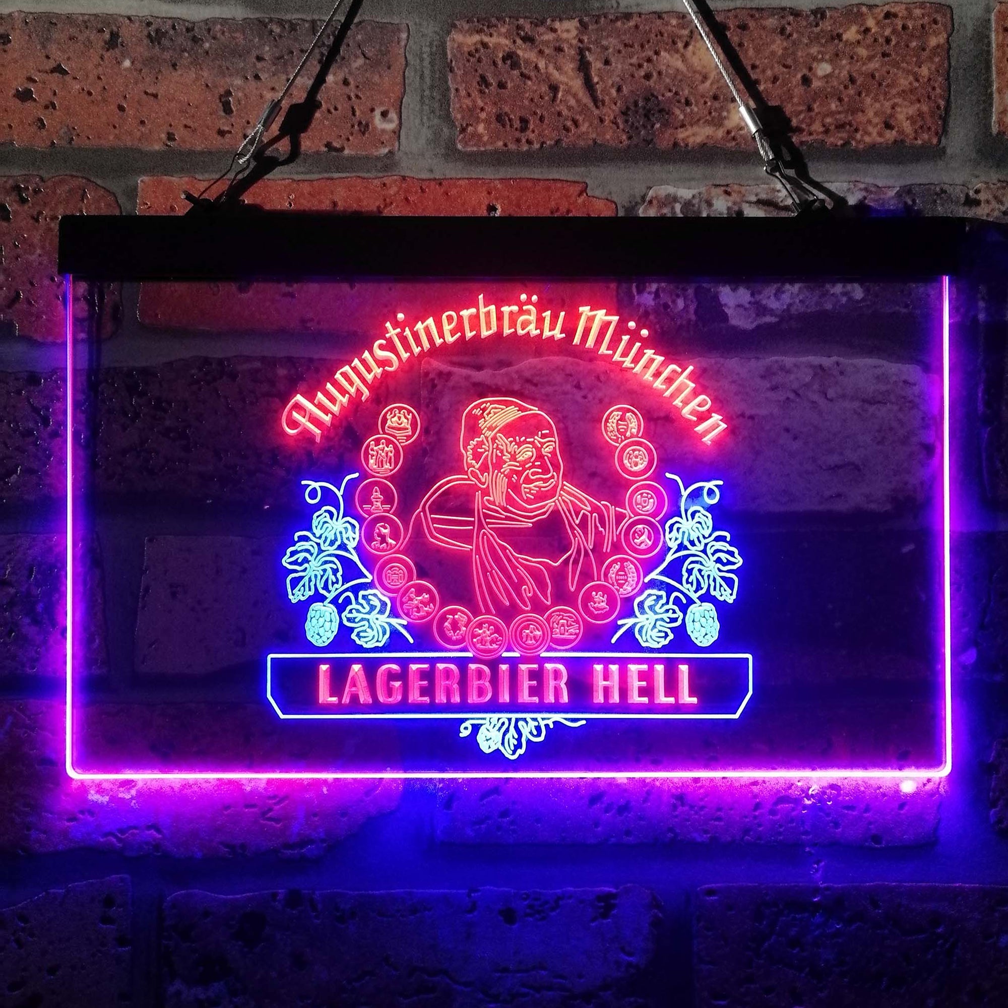 Augustiner Munich Lagerbier Hell Neon LED Sign