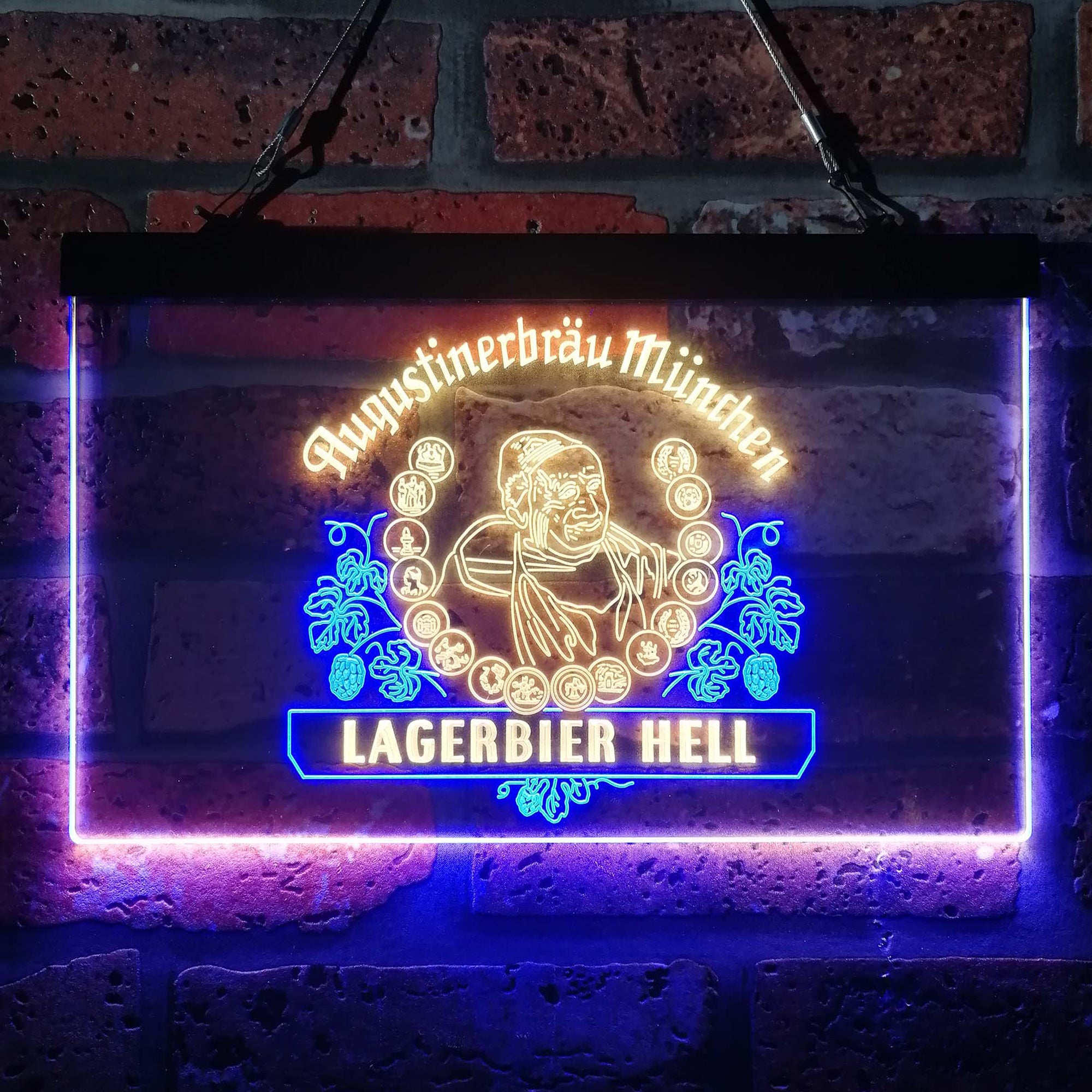Augustiner Munich Lagerbier Hell Neon LED Sign