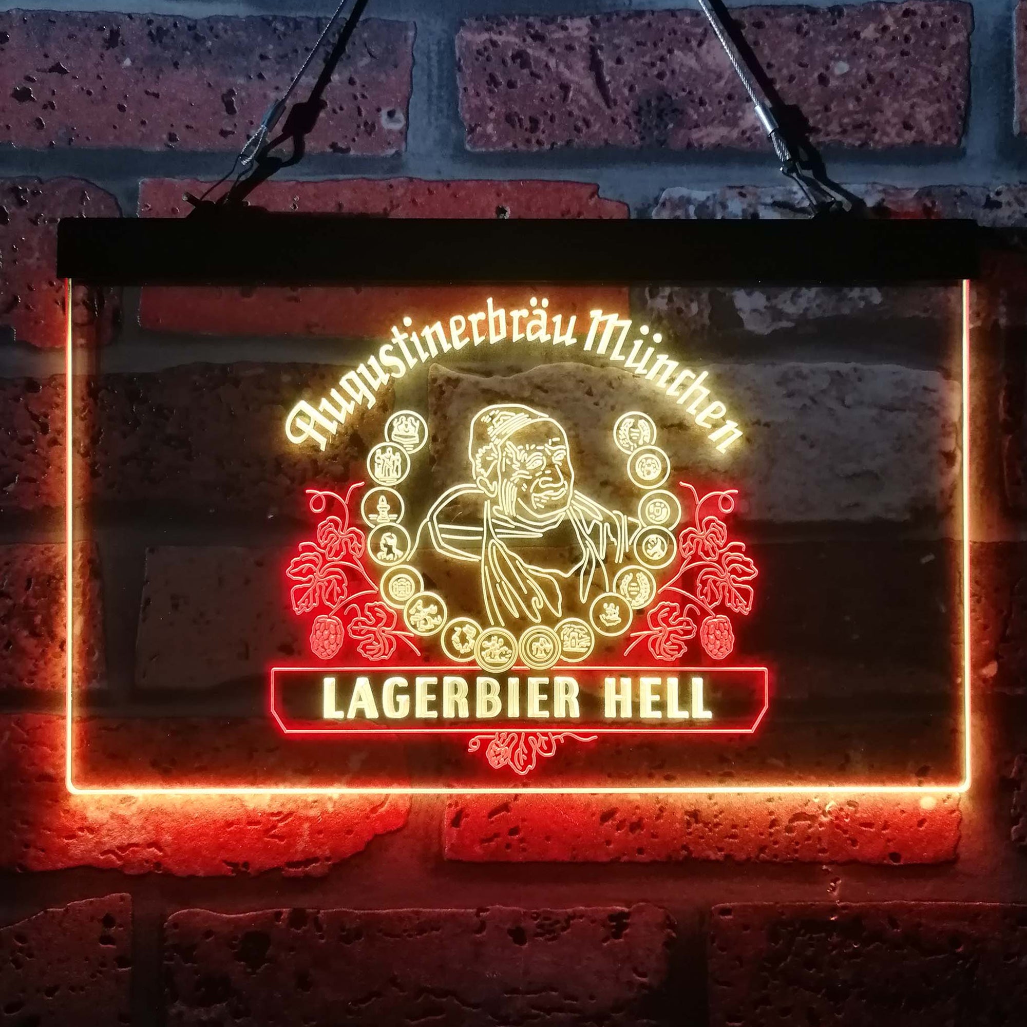 Augustiner Munich Lagerbier Hell Neon LED Sign