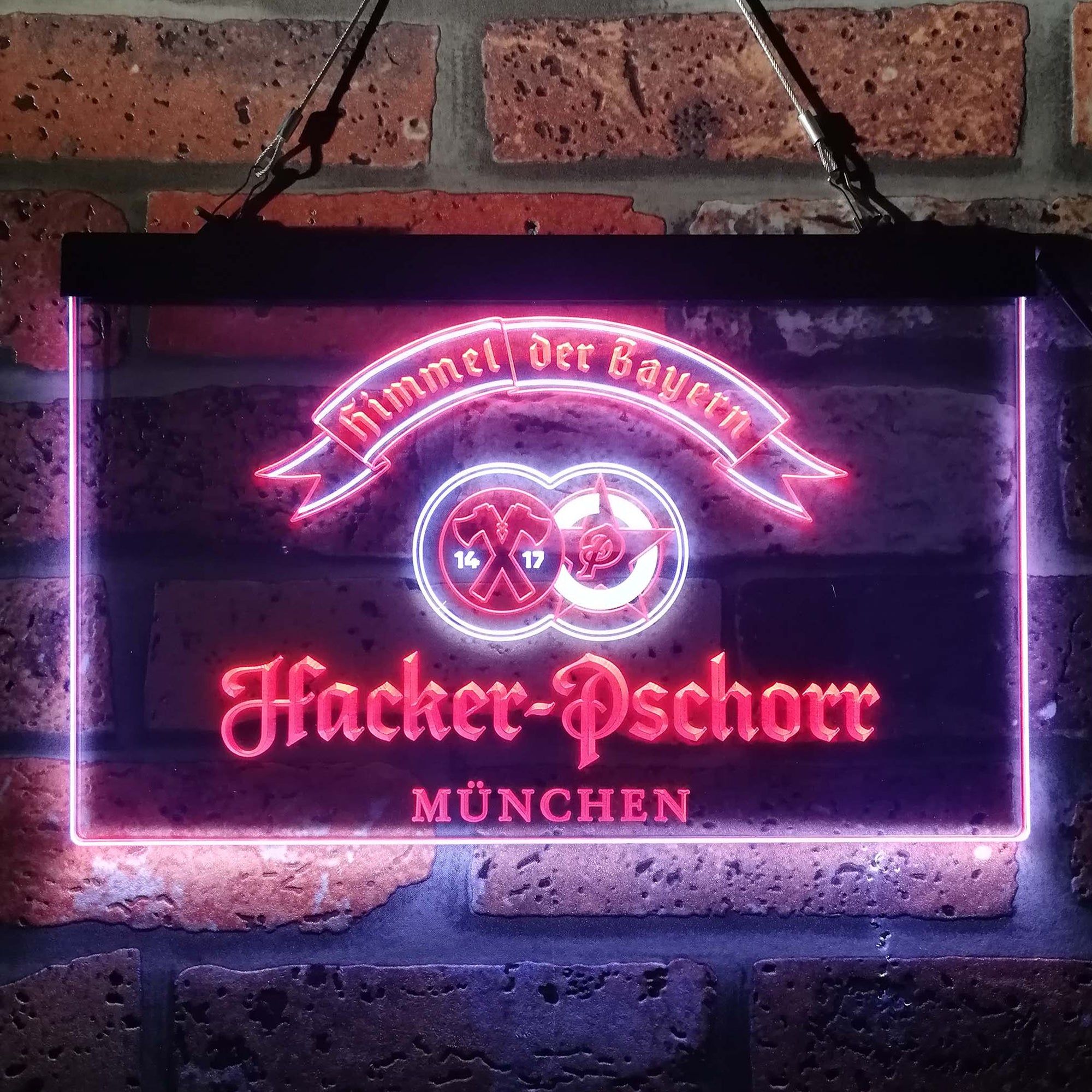 Hacker Pschorr Brewery Neon LED Sign