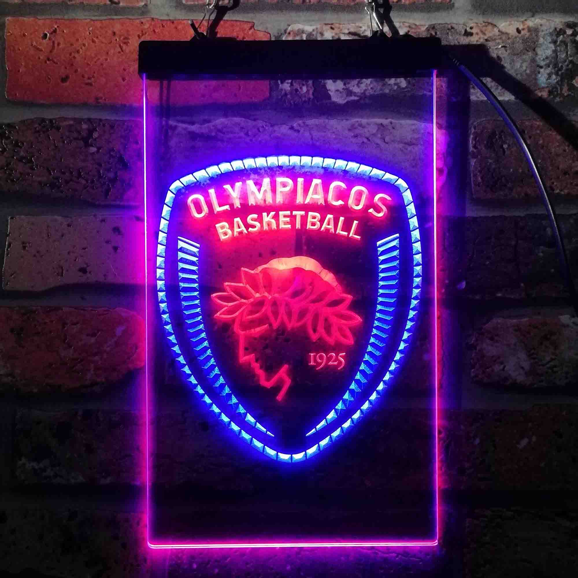 Olympiacos Basketball Neon LED Sign