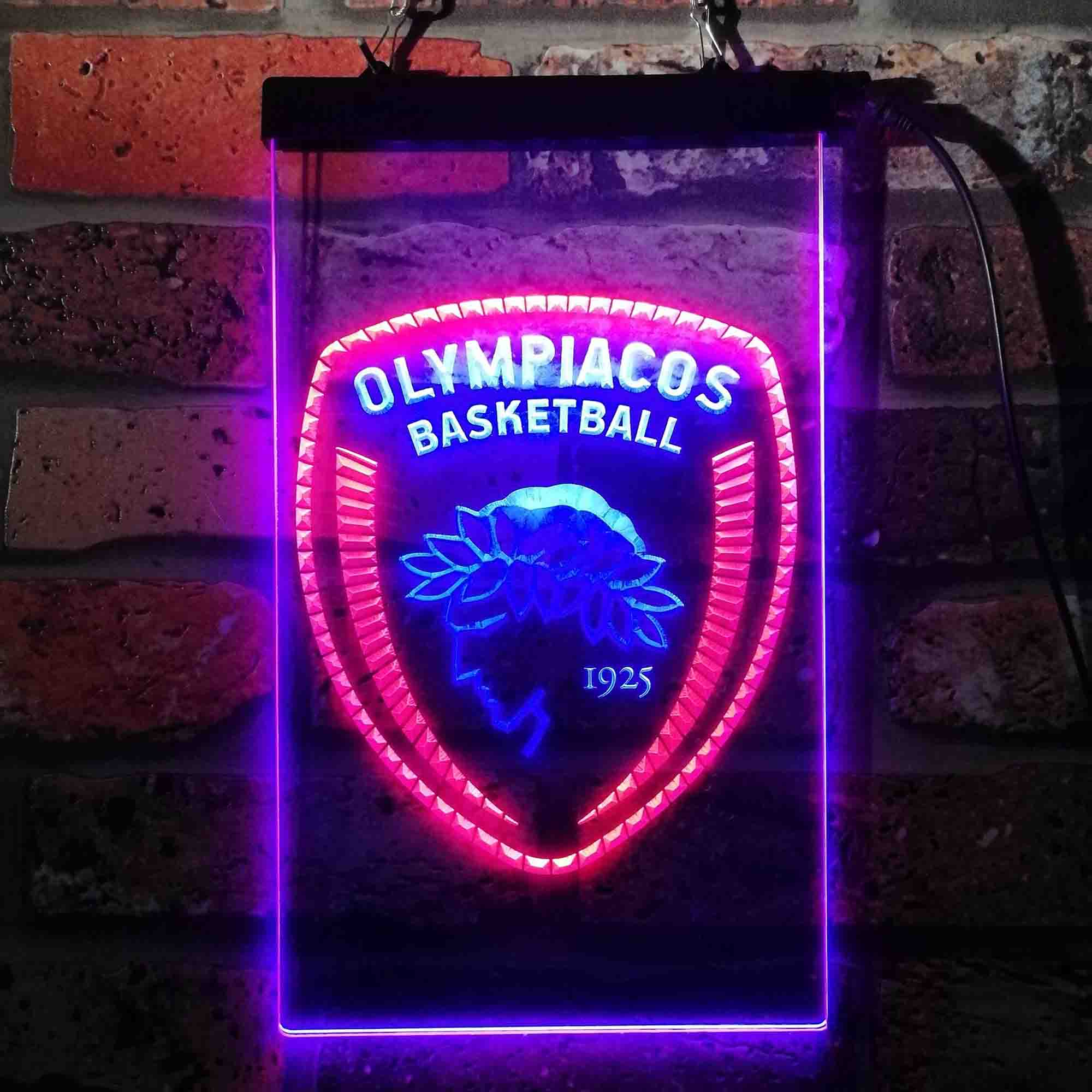Olympiacos Basketball Neon LED Sign