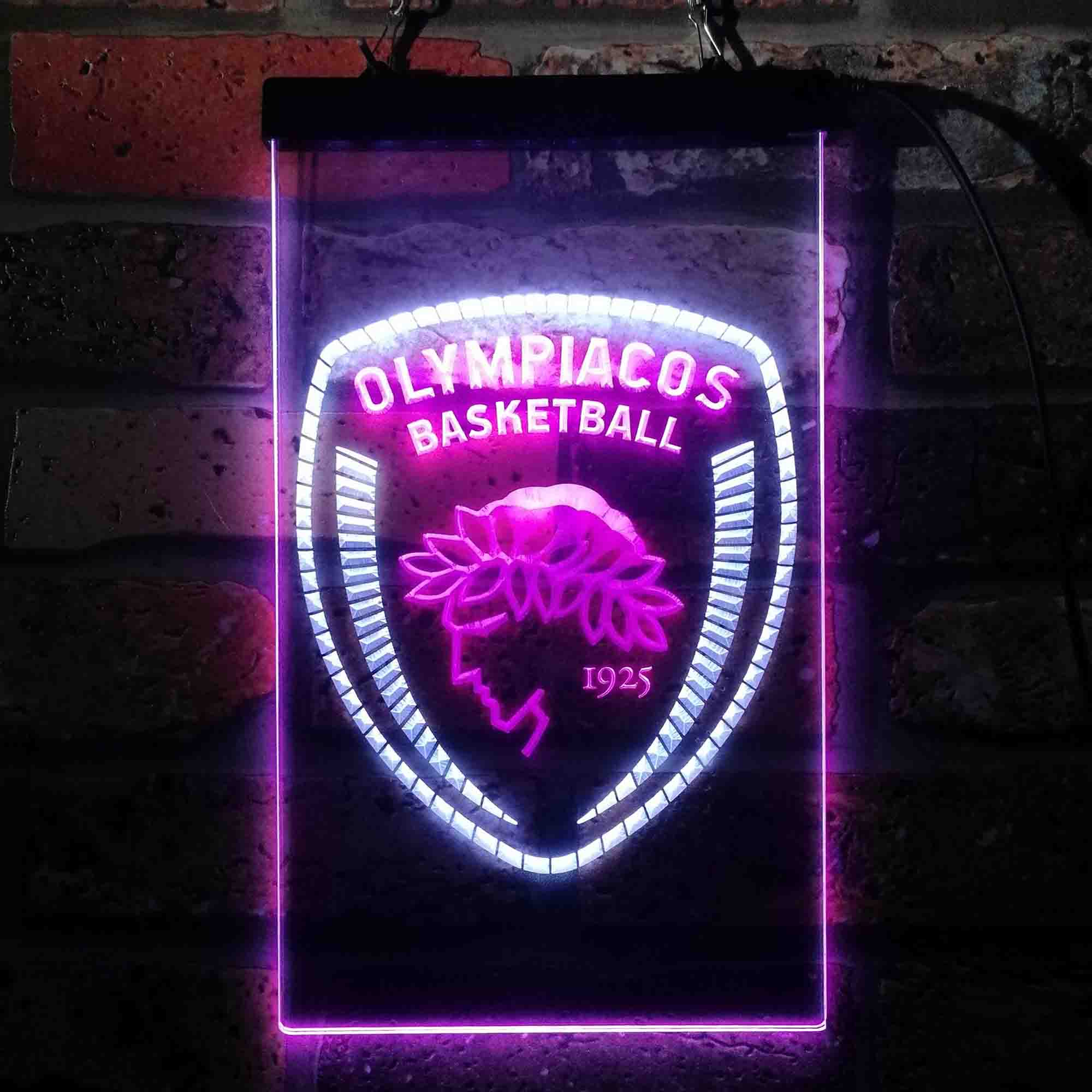 Olympiacos Basketball Neon LED Sign