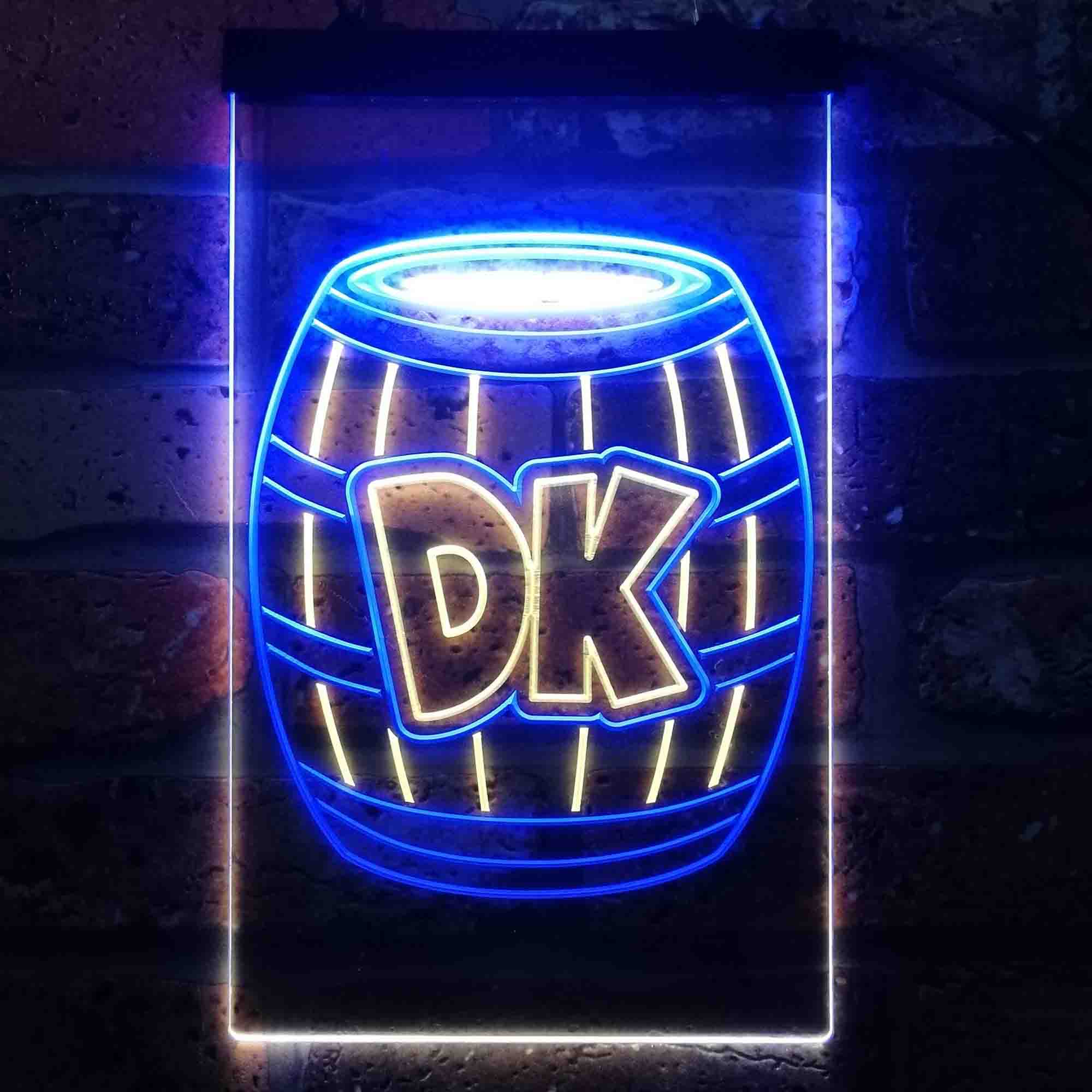 Donkey Kong Barrel Neon LED Sign