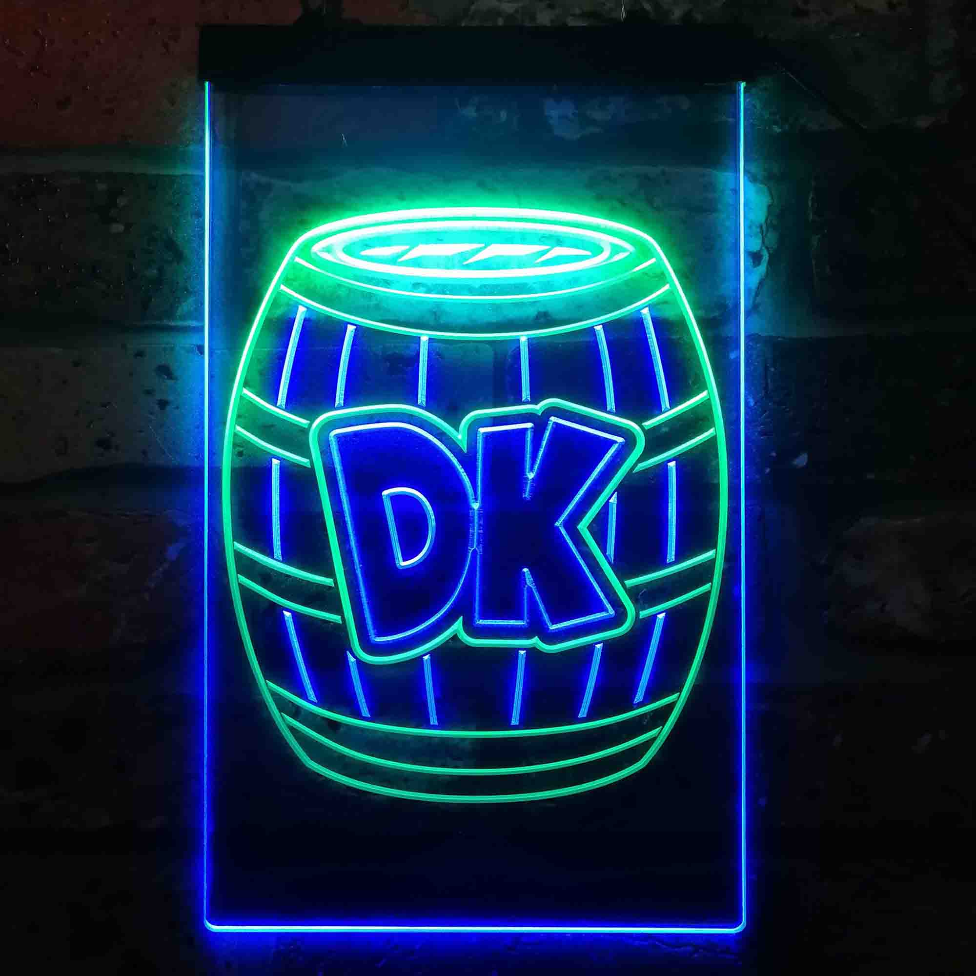 Donkey Kong Barrel Neon LED Sign