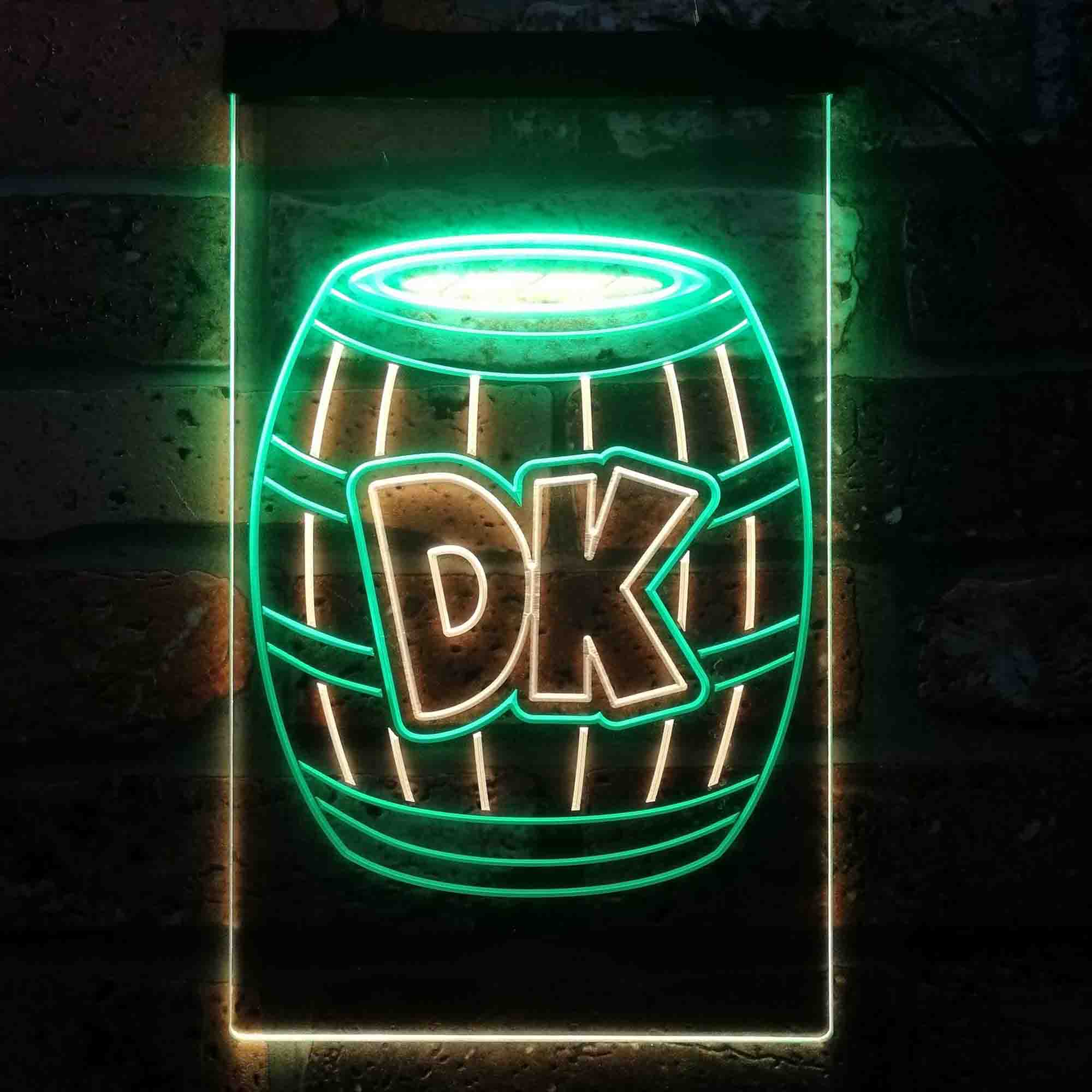 Donkey Kong Barrel Neon LED Sign