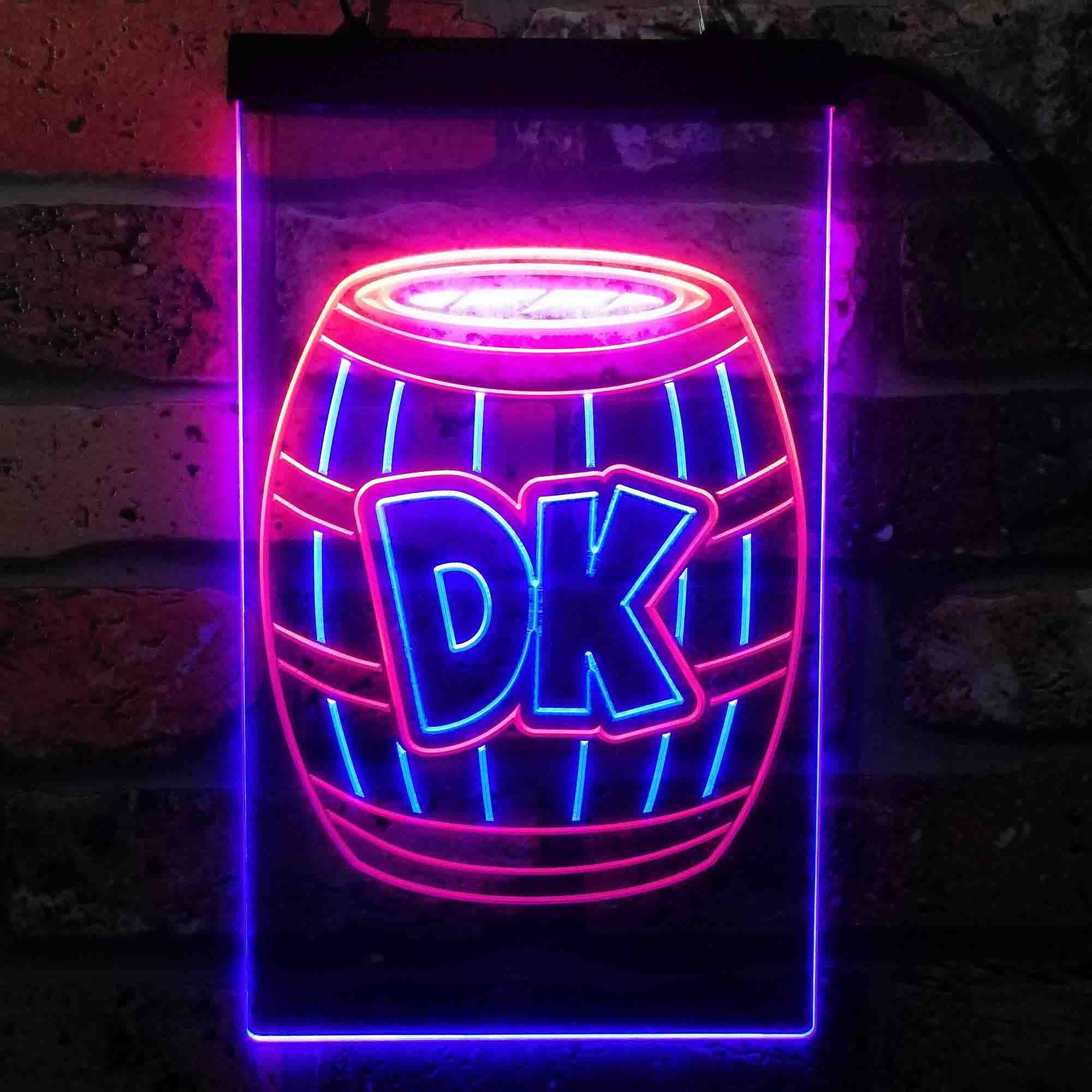 Donkey Kong Barrel Neon LED Sign