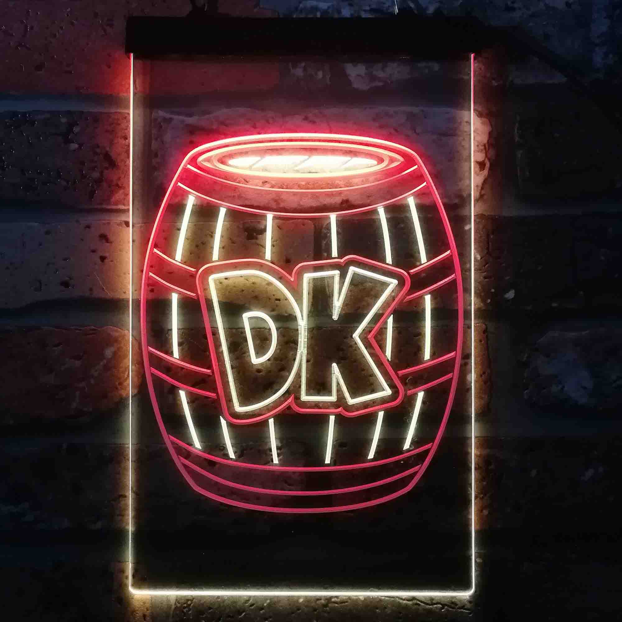 Donkey Kong Barrel Neon LED Sign