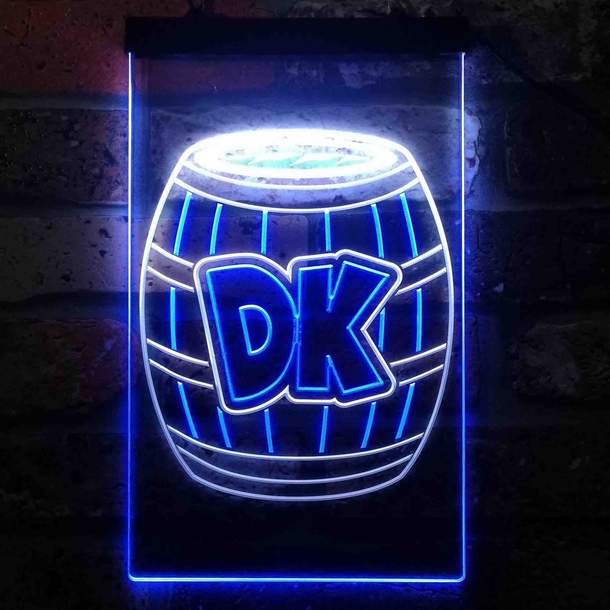 Donkey Kong Barrel Neon LED Sign
