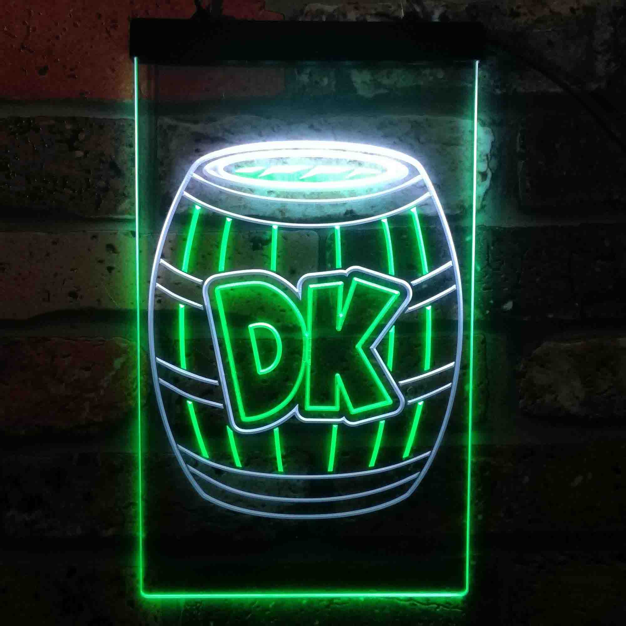 Donkey Kong Barrel Neon LED Sign