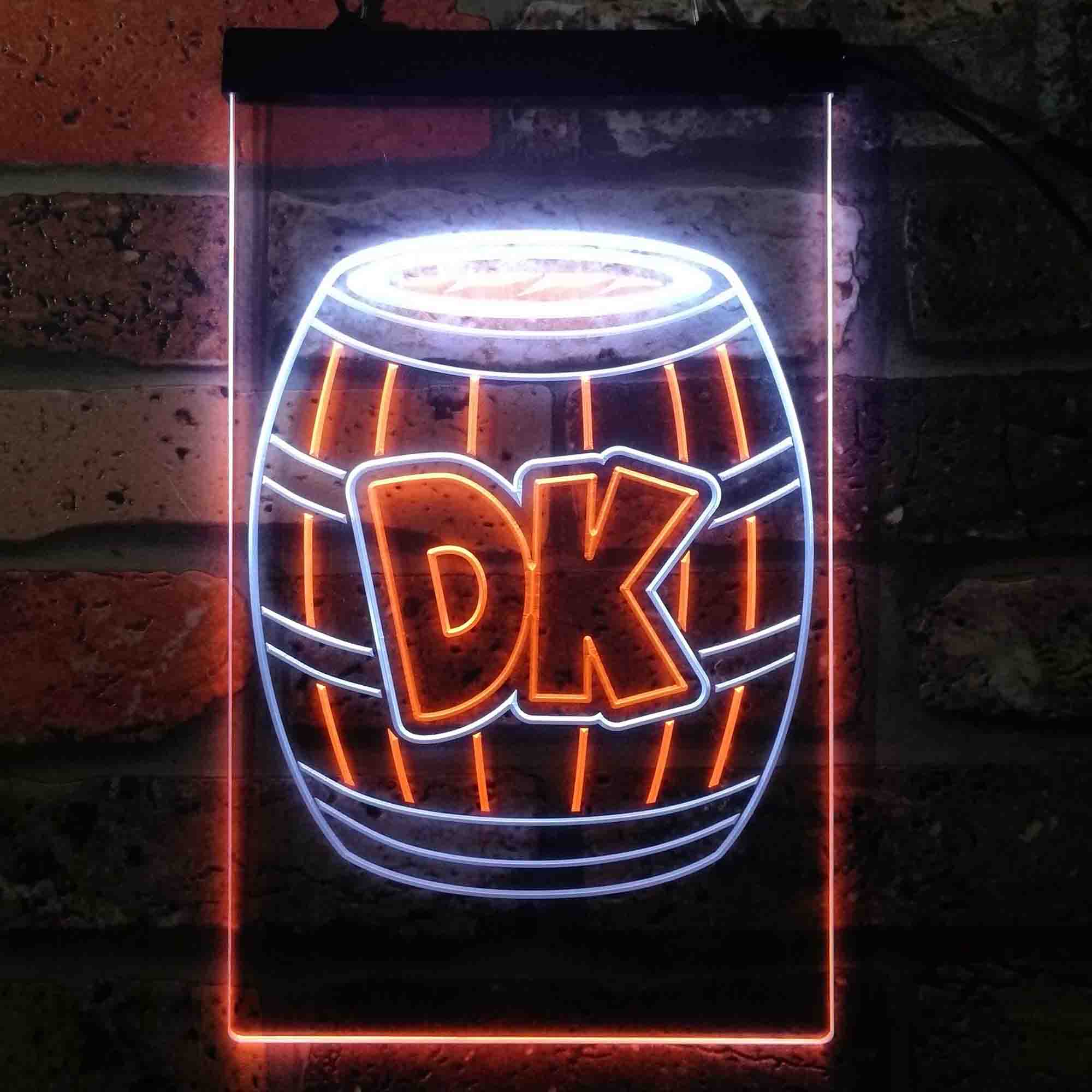 Donkey Kong Barrel Neon LED Sign