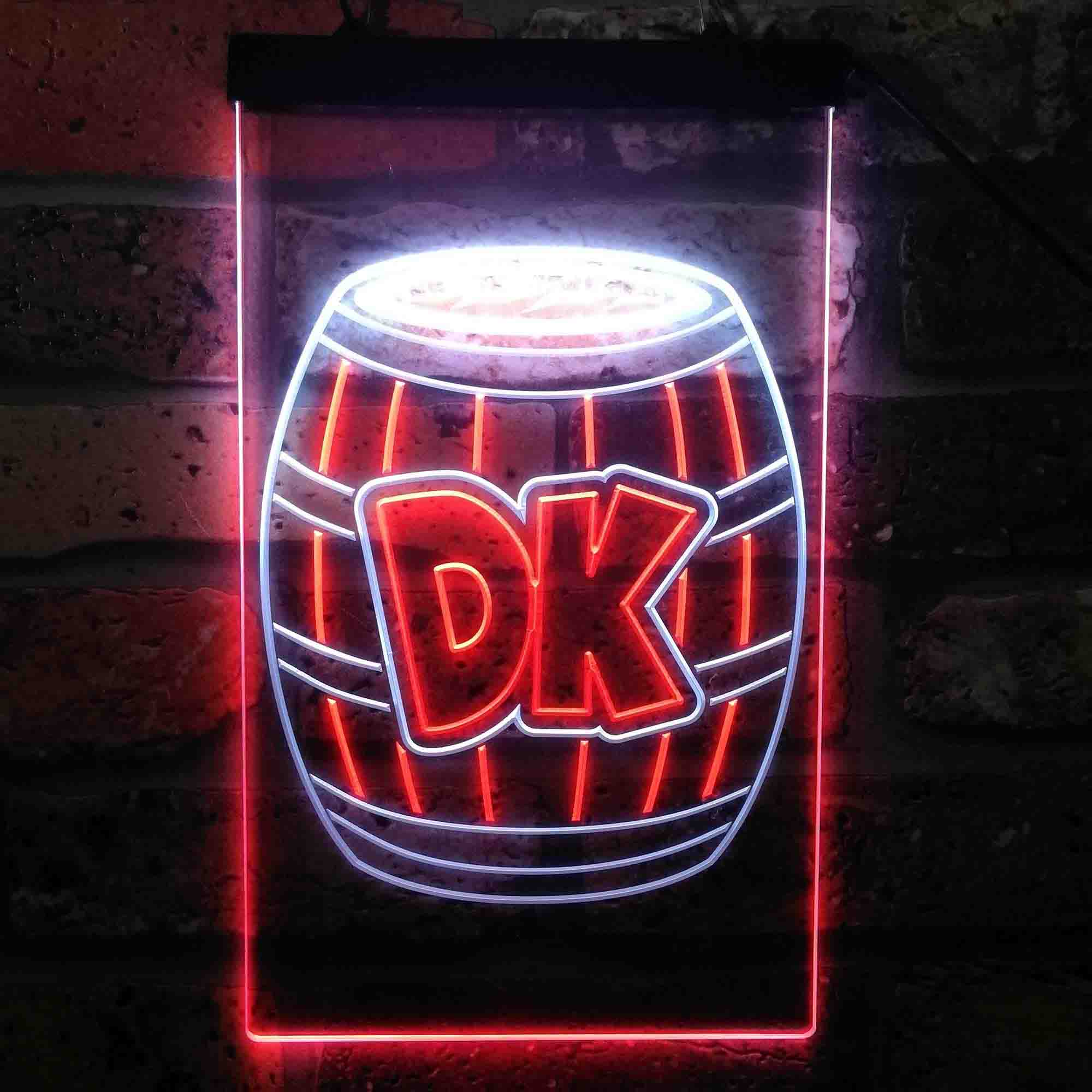 Donkey Kong Barrel Neon LED Sign