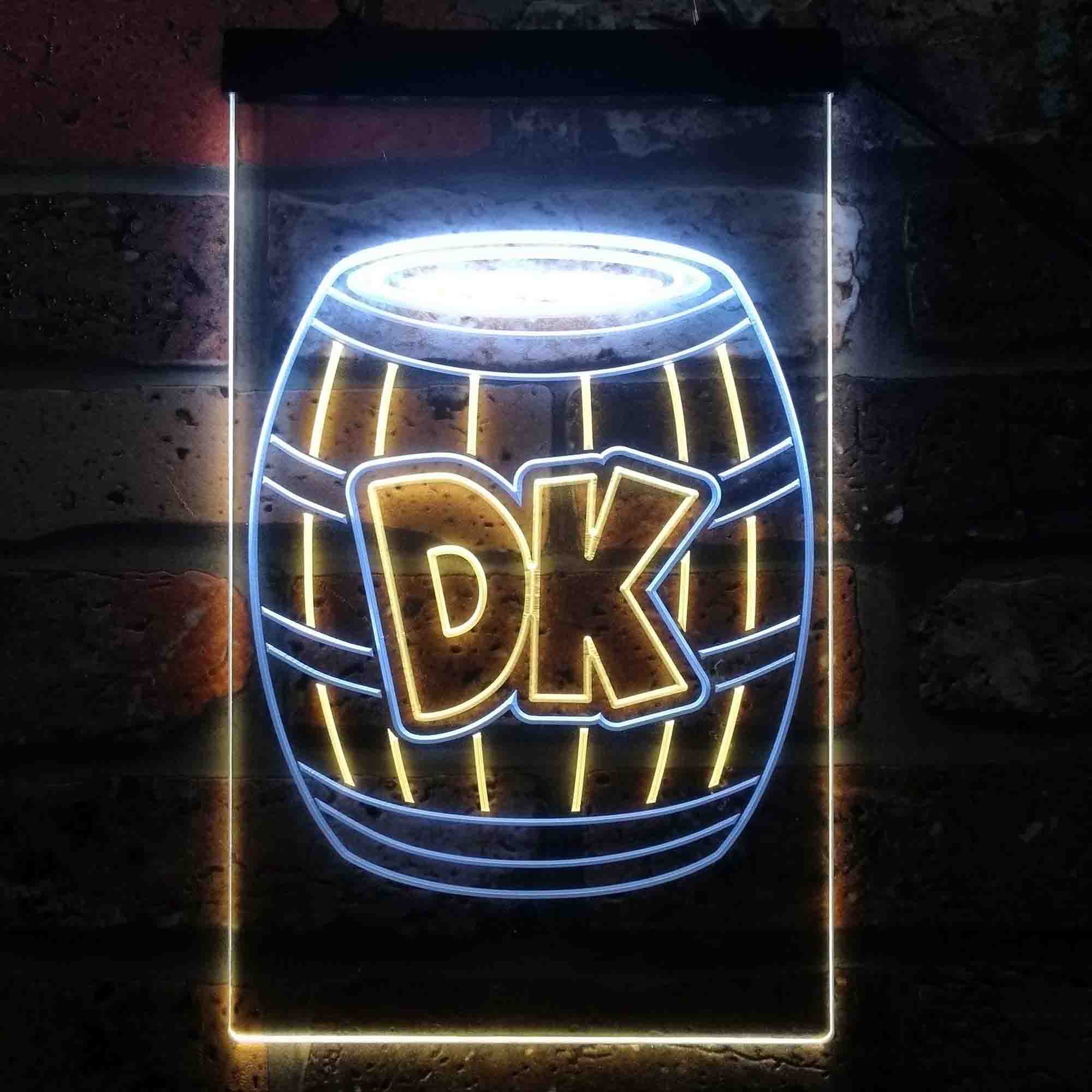 Donkey Kong Barrel Neon LED Sign