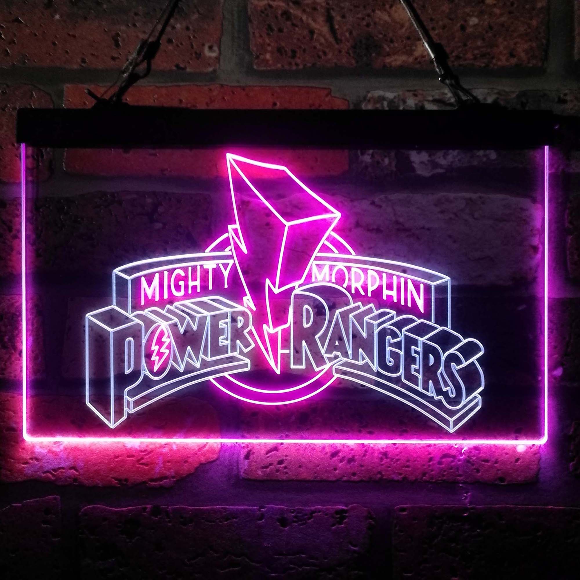 Power Rangers Vintage Arcade Neon LED Sign