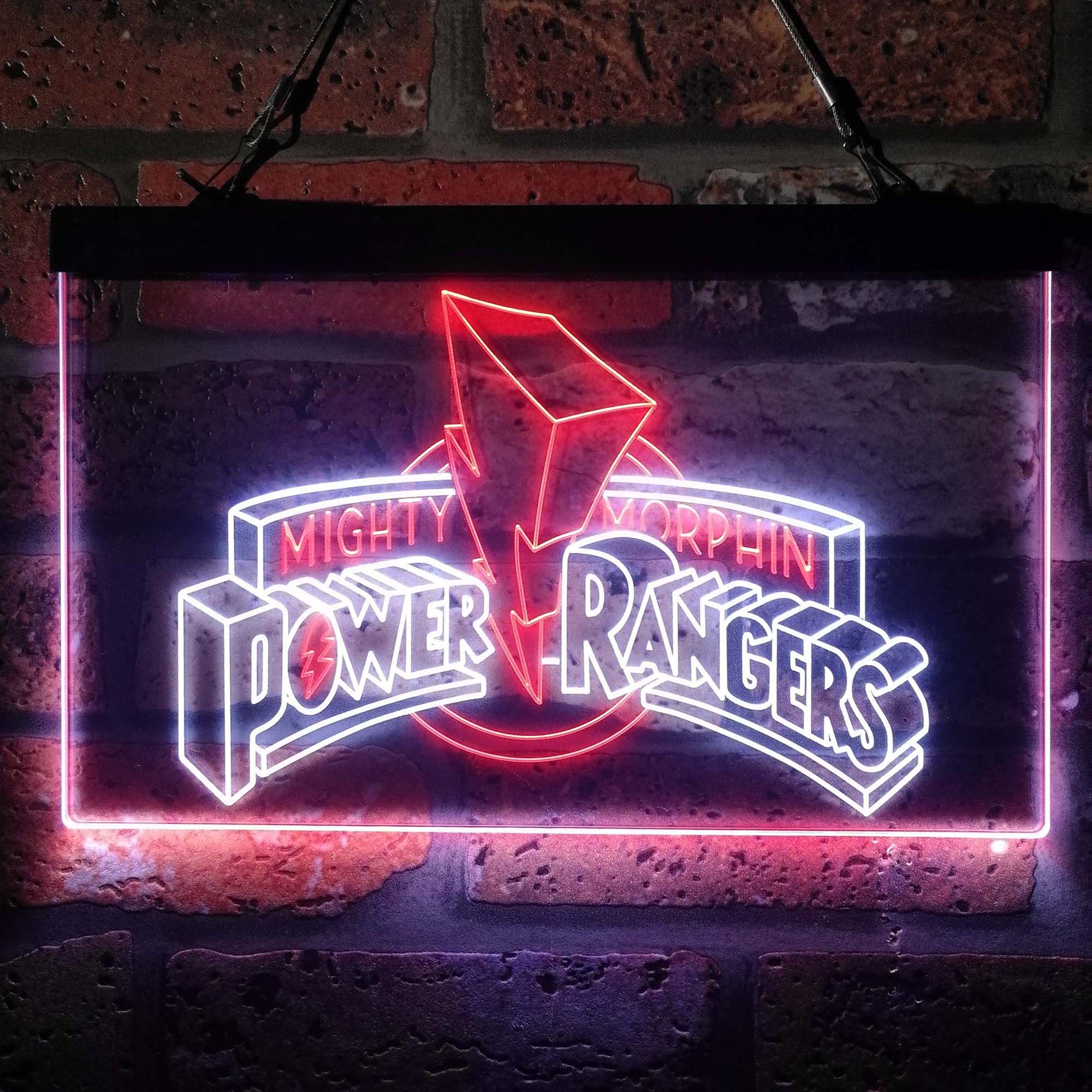 Power Rangers Vintage Arcade Neon LED Sign