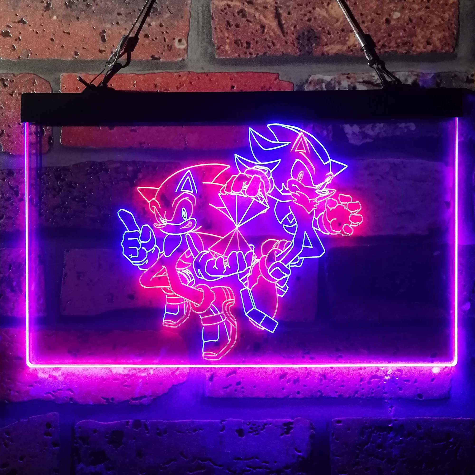 Sonic x Shadow Neon LED Sign