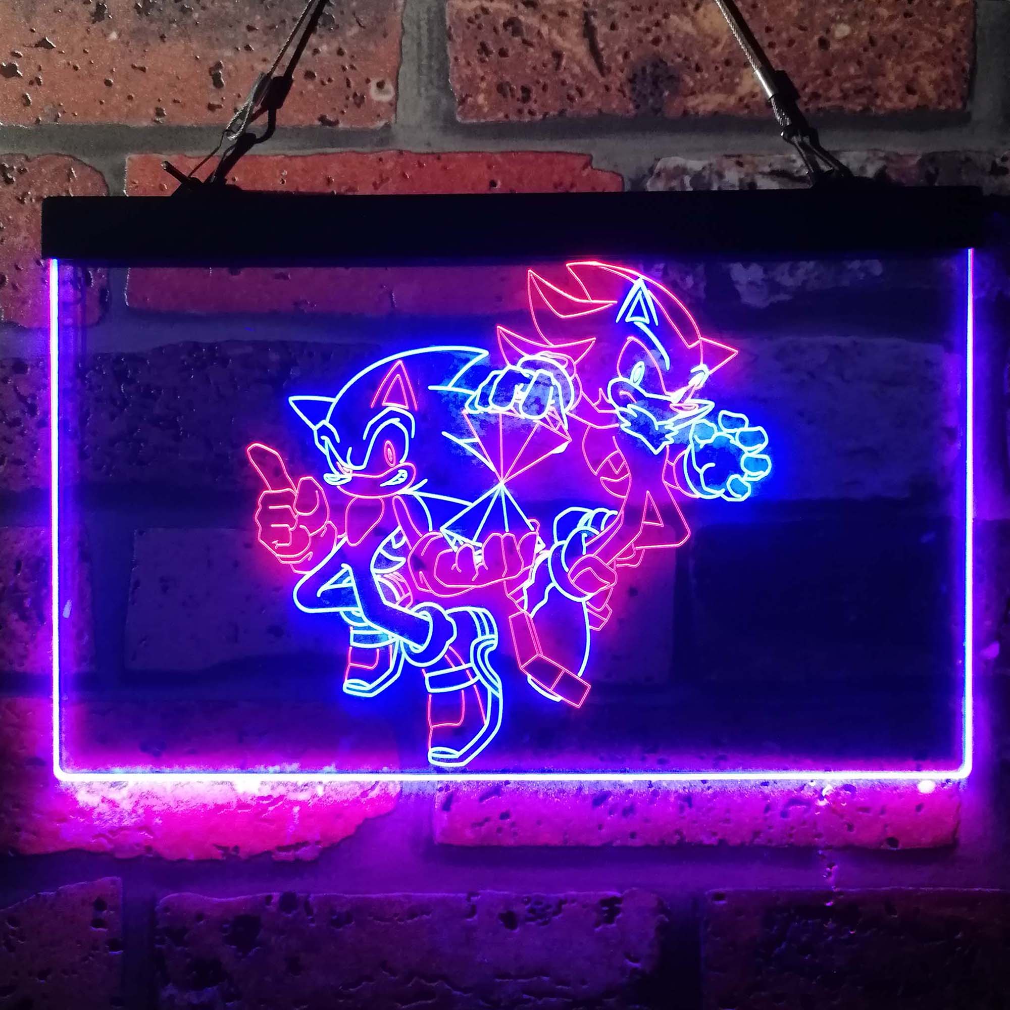 Sonic x Shadow Neon LED Sign