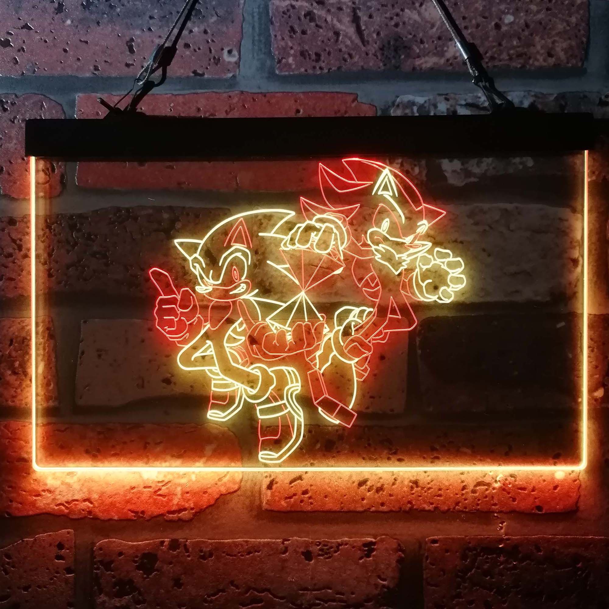 Sonic x Shadow Neon LED Sign